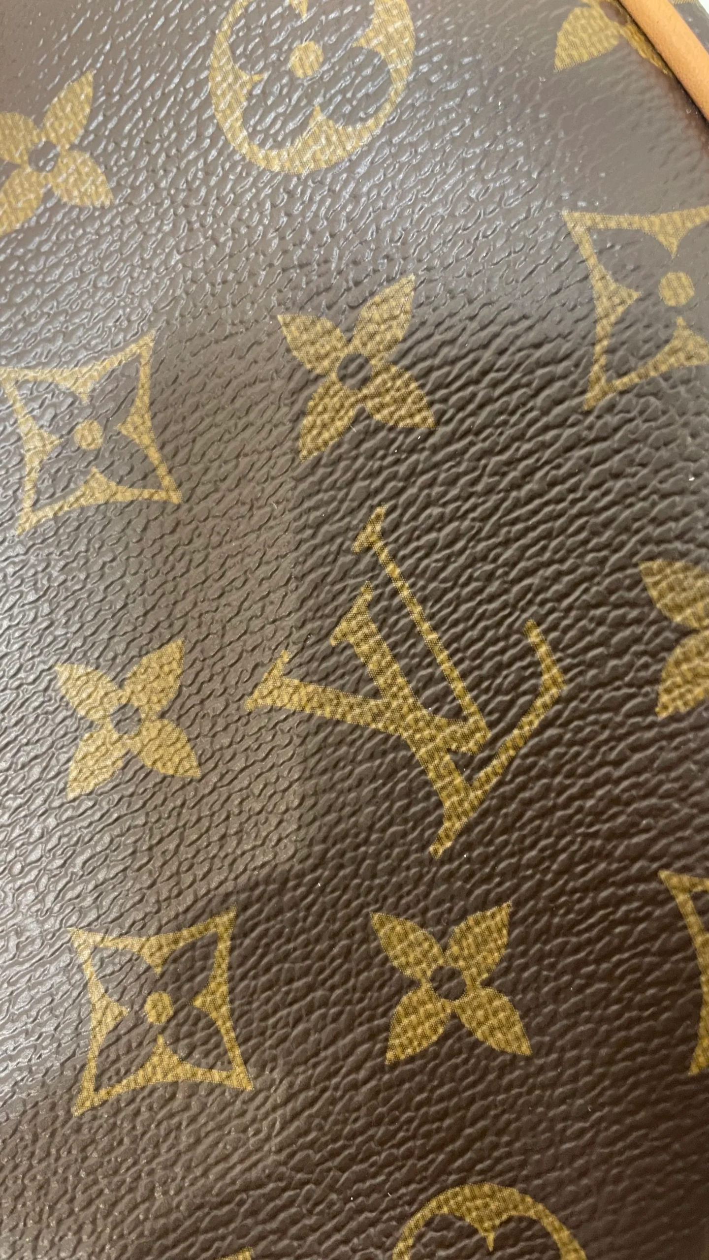 LOUIS VUITTON/Hand Bag/Monogram/Leather/BRW/LOOPING CHAIN