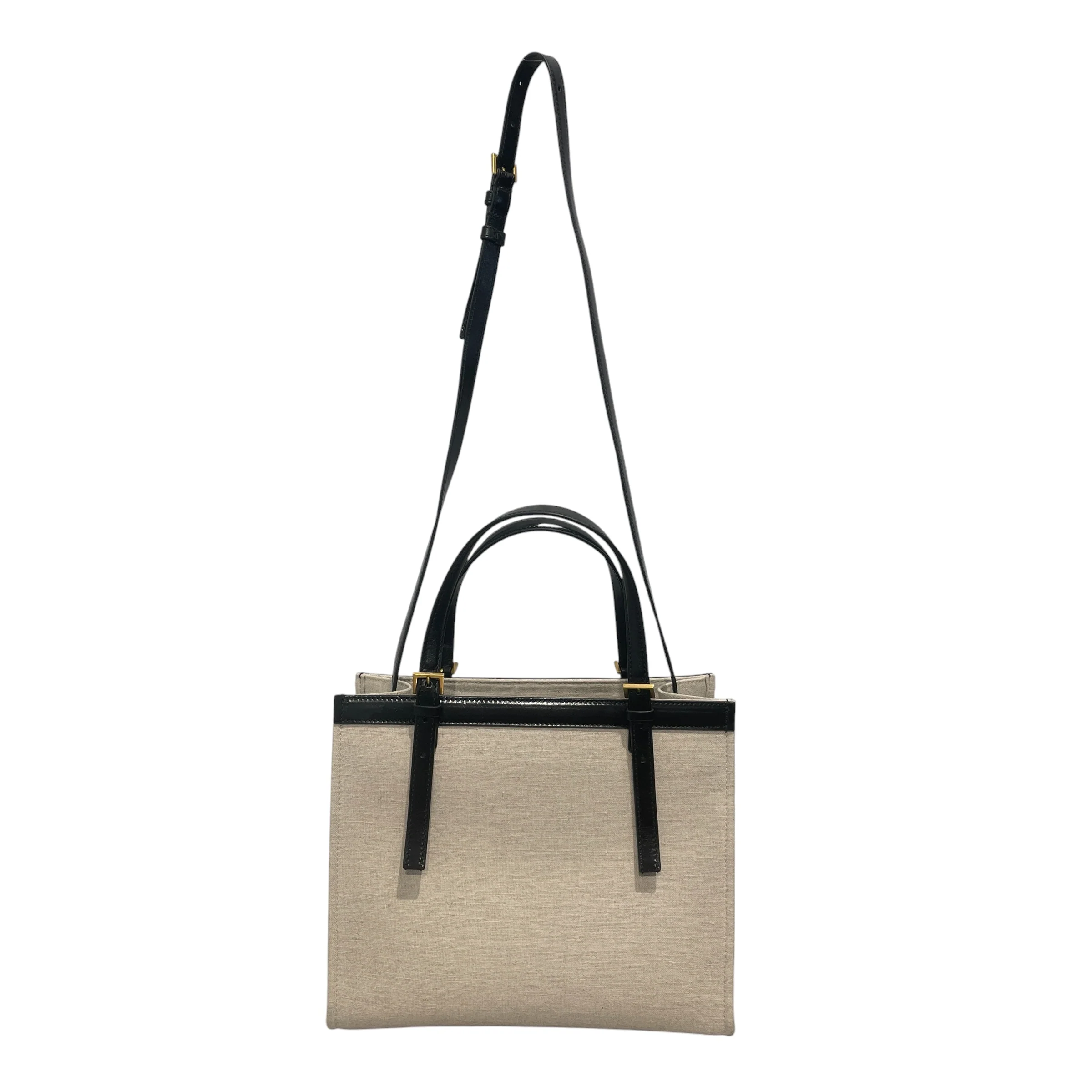 VERSACE/Tote Bag/Cotton/WHT/tote versce logo