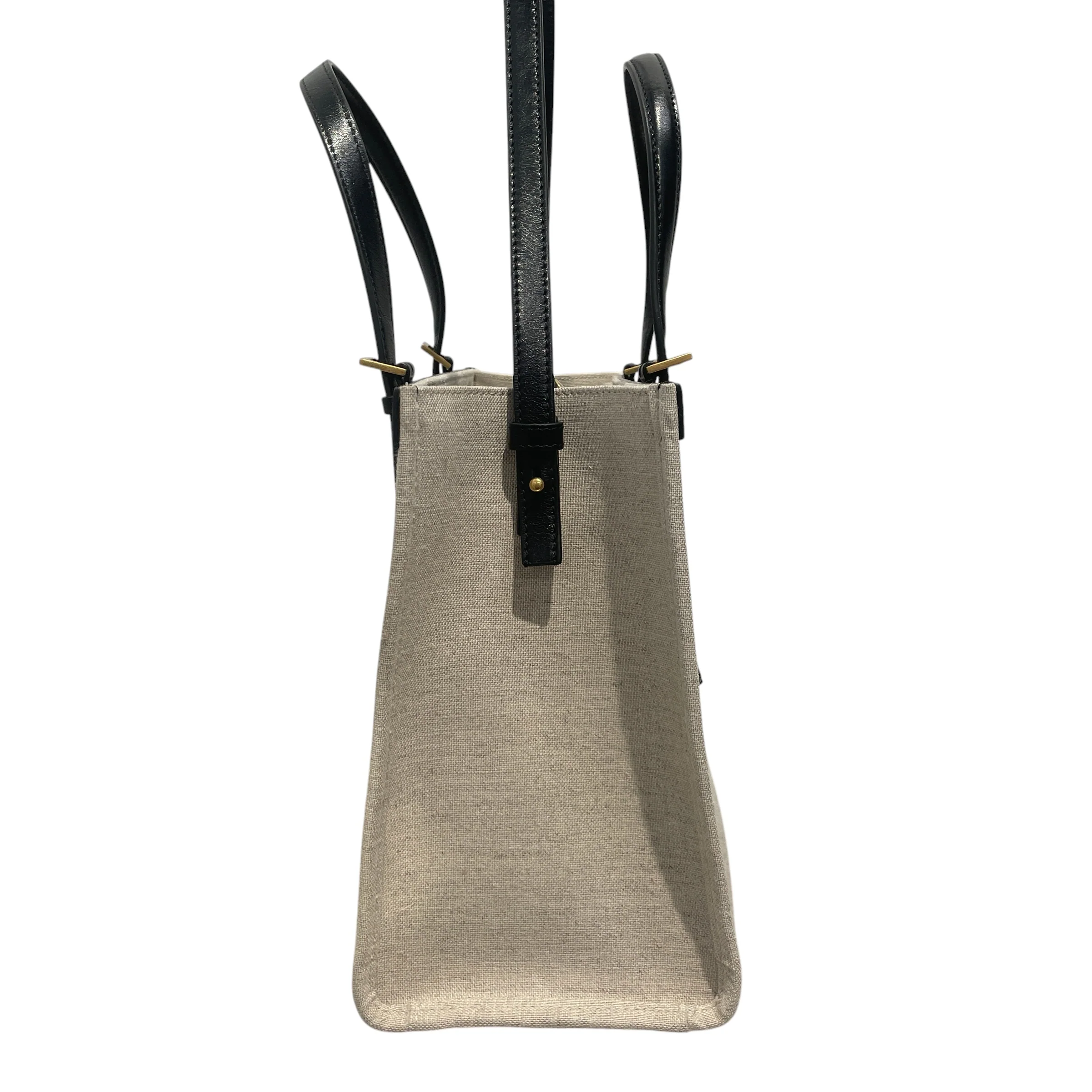 VERSACE/Tote Bag/Cotton/WHT/tote versce logo