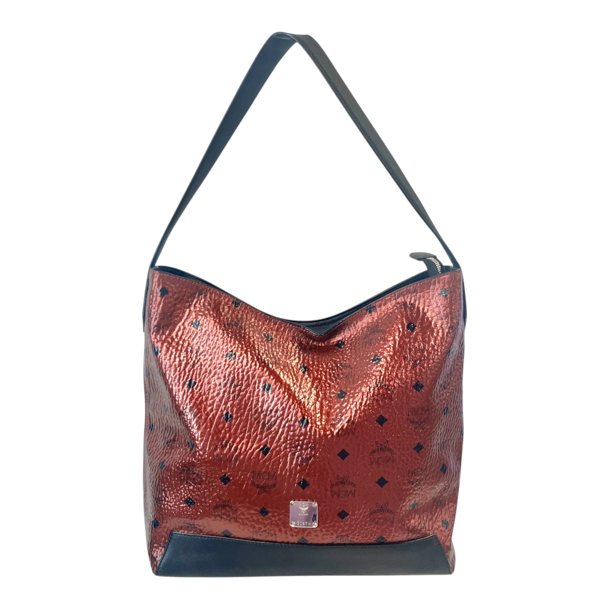 MCM/Bag/Monogram/Leather/BRD/MED SPOT VISETOS HOBO