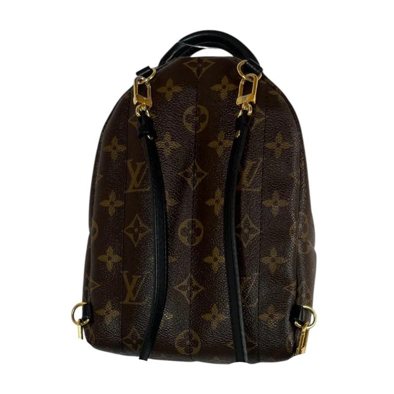 LOUIS VUITTON/Backpack/Monogram/Leather/BRW/PALM SPRINGS MINI BACKPACK
