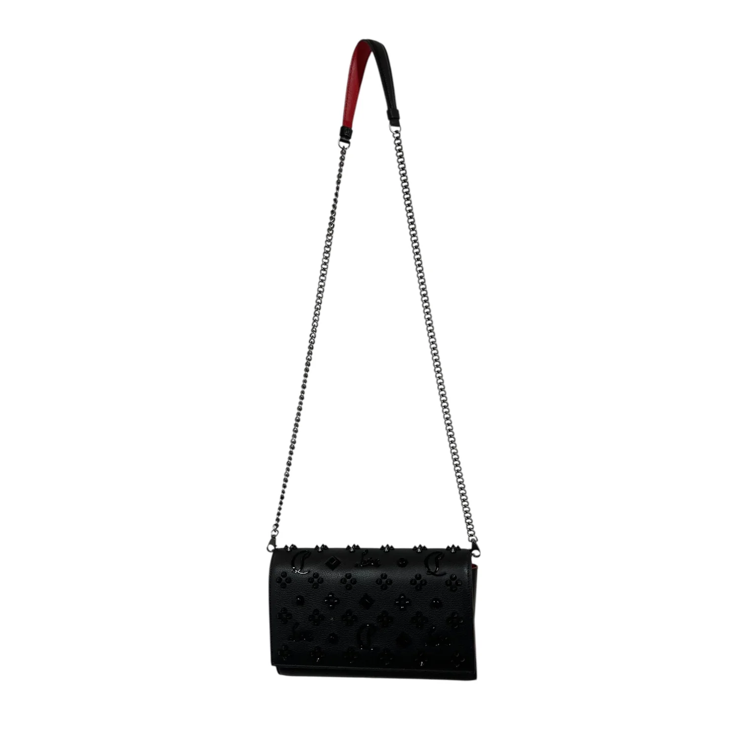 Christian Louboutin/Cross Body Bag/Leather/BLK/PALOMA