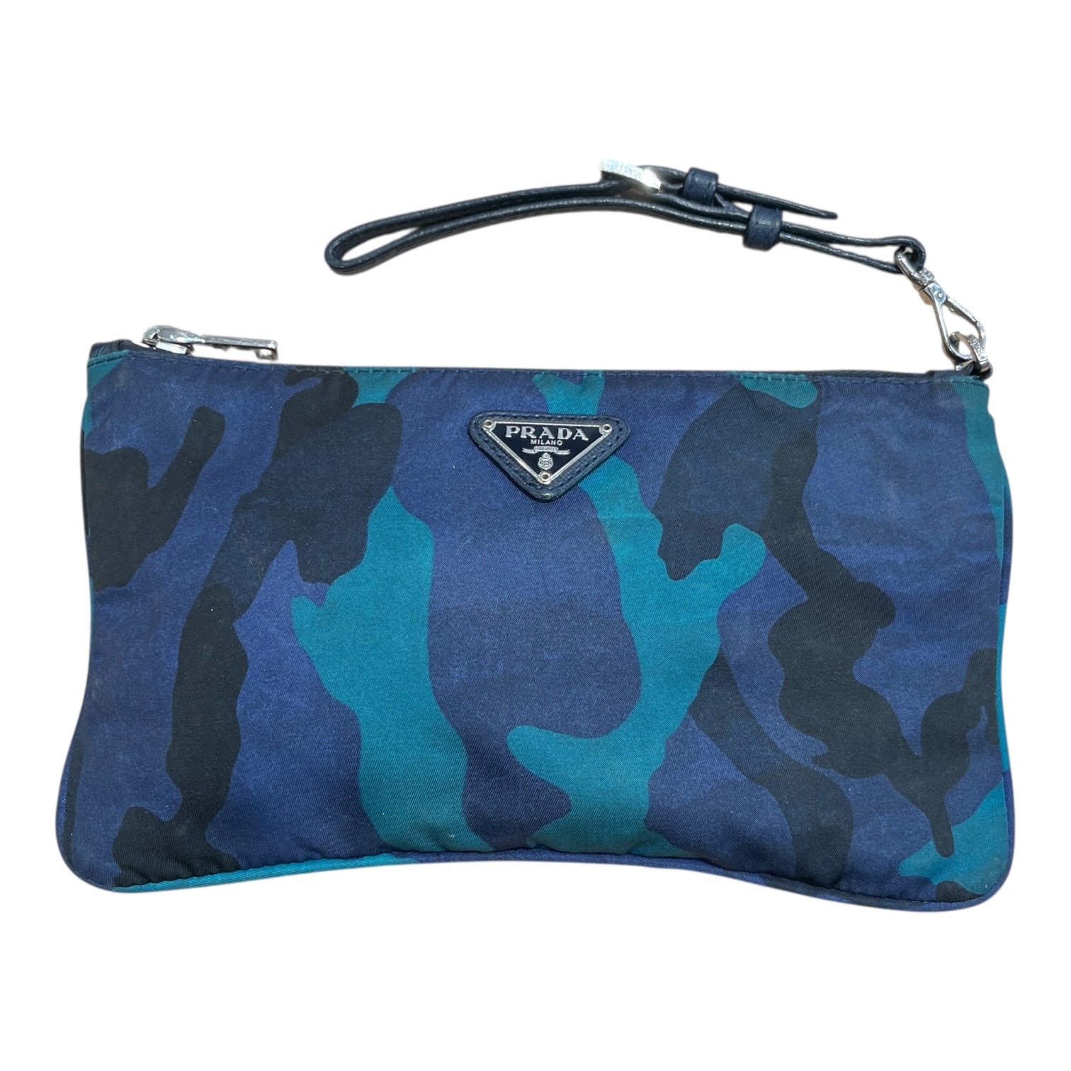 PRADA/Bag/Camouflage/Nylon/BLU/tessuto