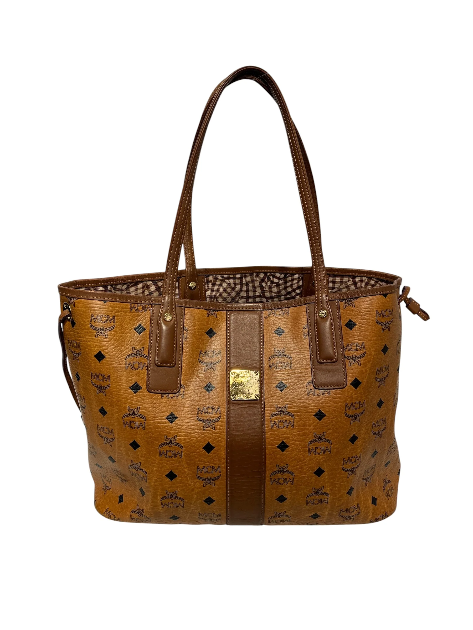 MCM/Tote Bag/Monogram/Leather/CML/McM tote with matching shopper