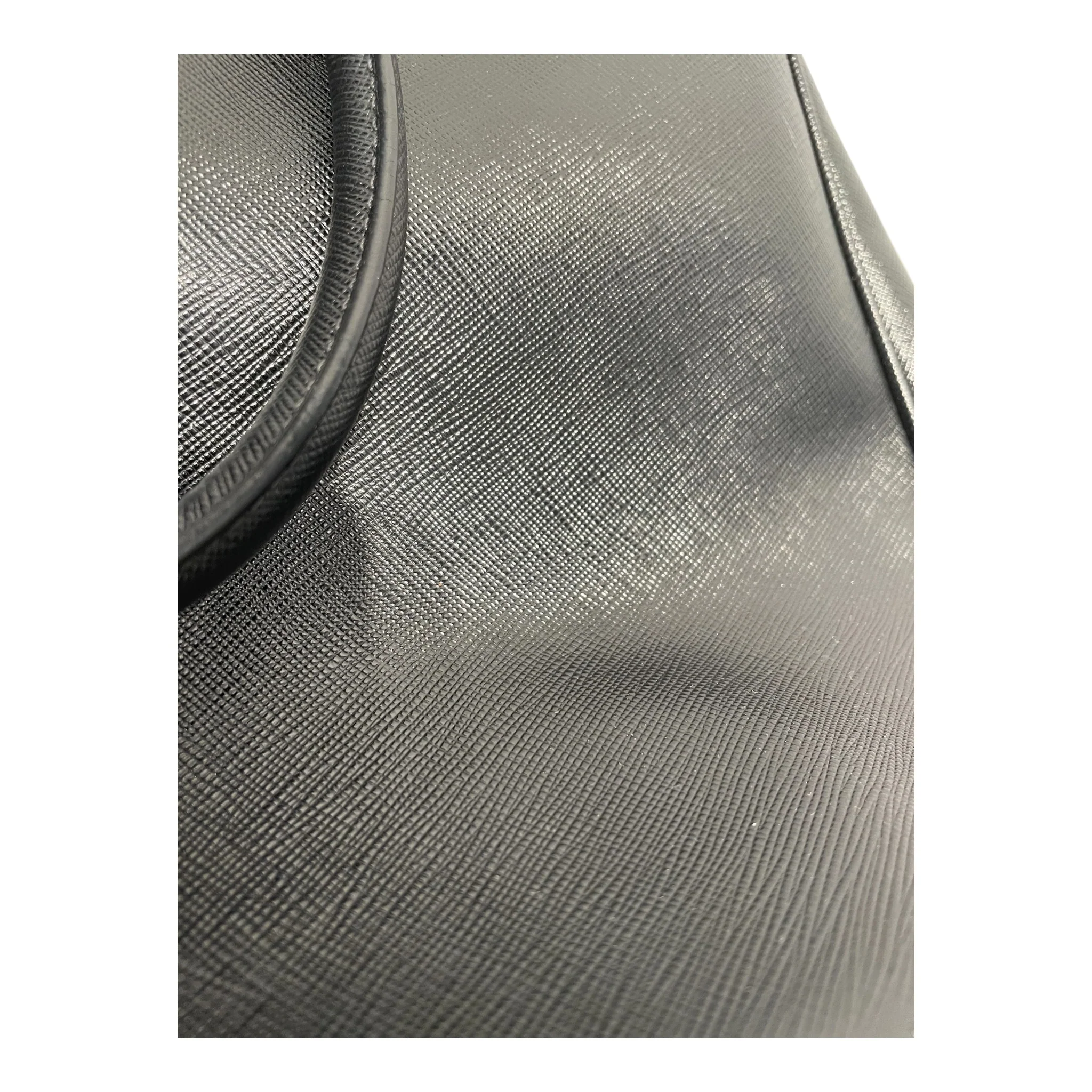 PRADA/Tote Bag/Leather/BLK/Saffiano Galleria Large Tote