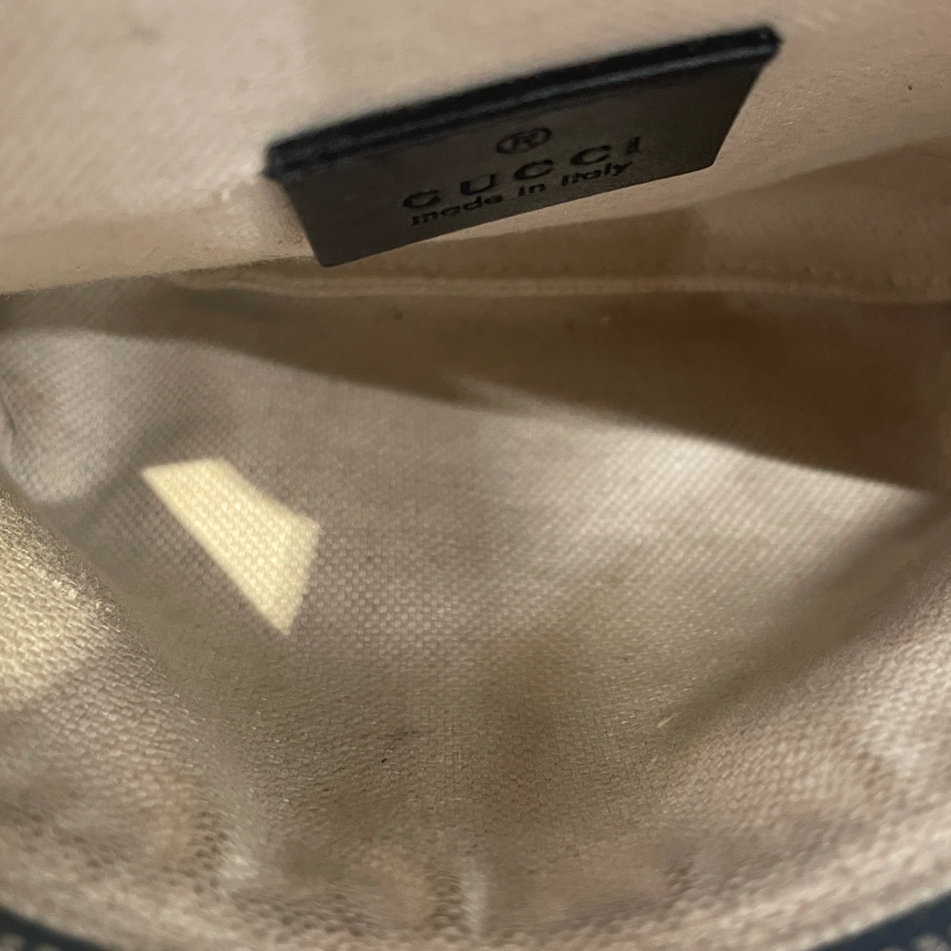 GUCCI/Fanny Pack/Monogram/Leather/BLK/GG