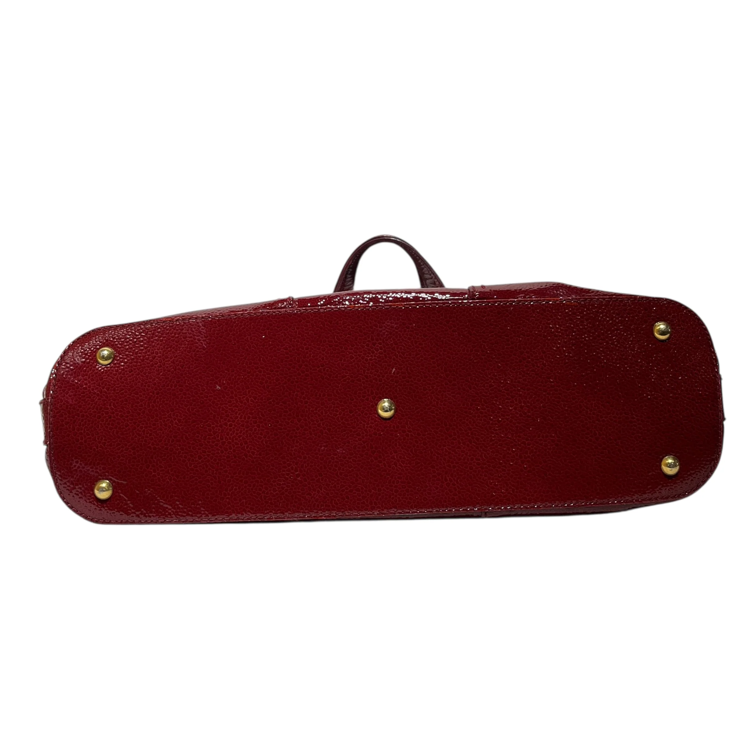 YVES SAINT LAURENT/Hand Bag/Leather/RED/Muse Lock Bag