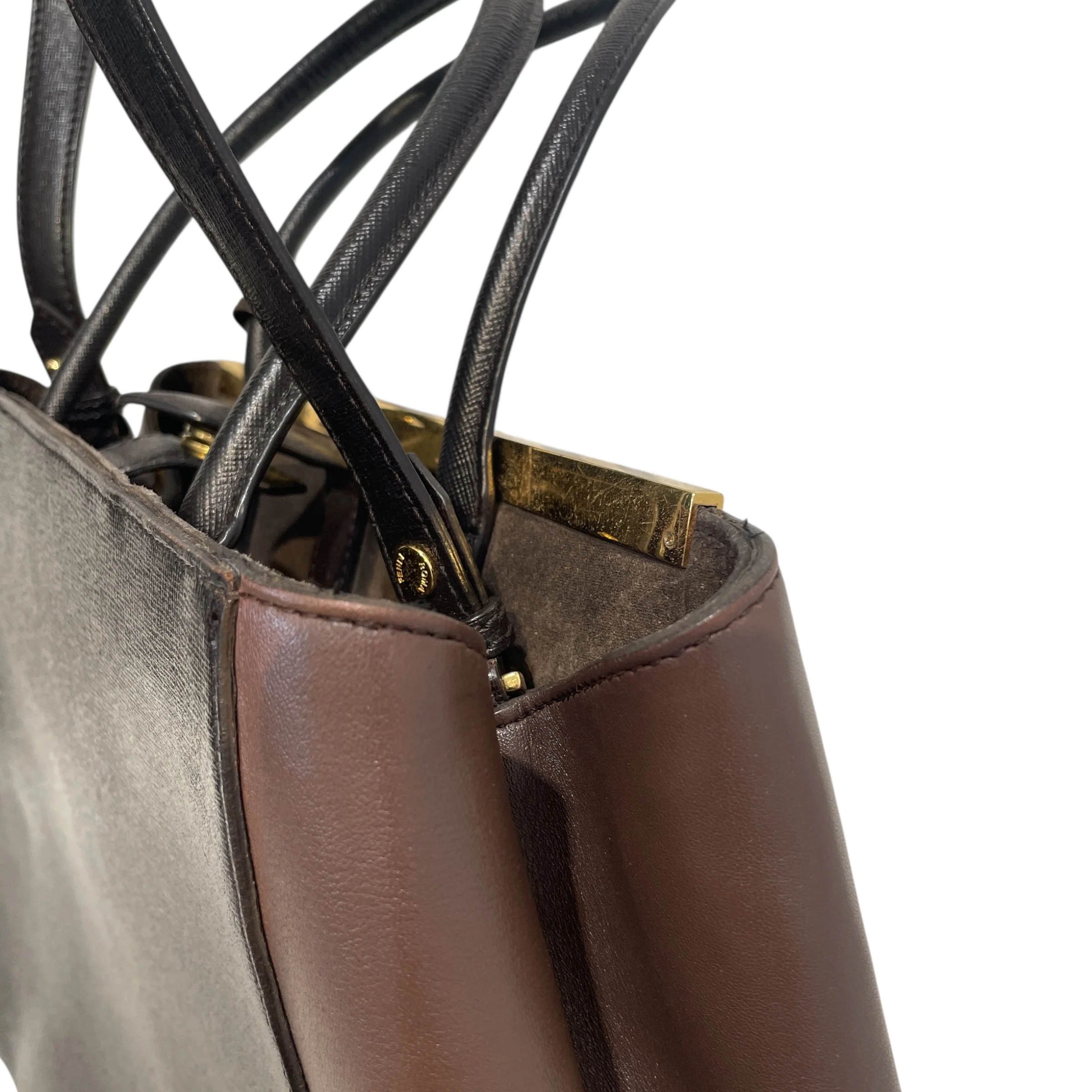 FENDI/Bag/Leather/BRW/2jours