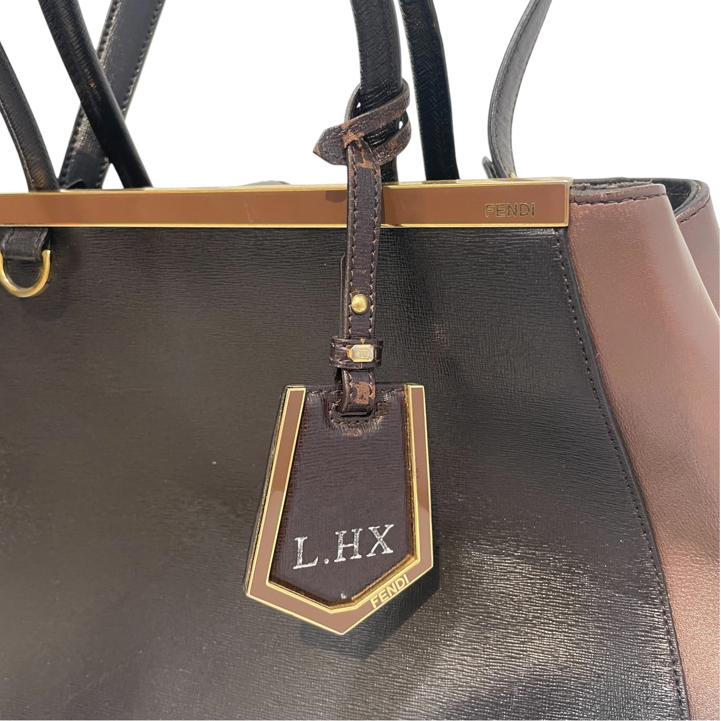 FENDI/Bag/Leather/BRW/2jours