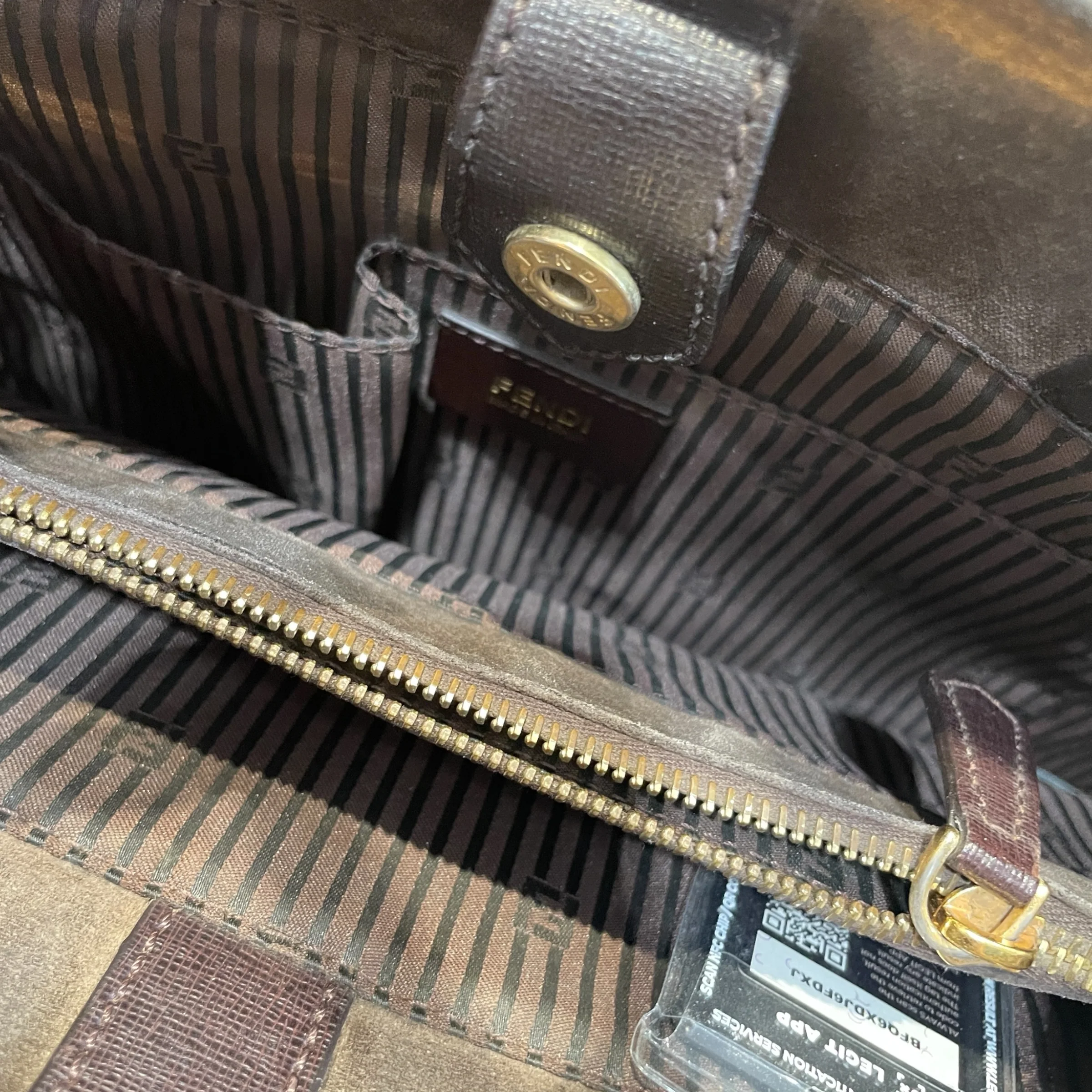 FENDI/Bag/Leather/BRW/2jours