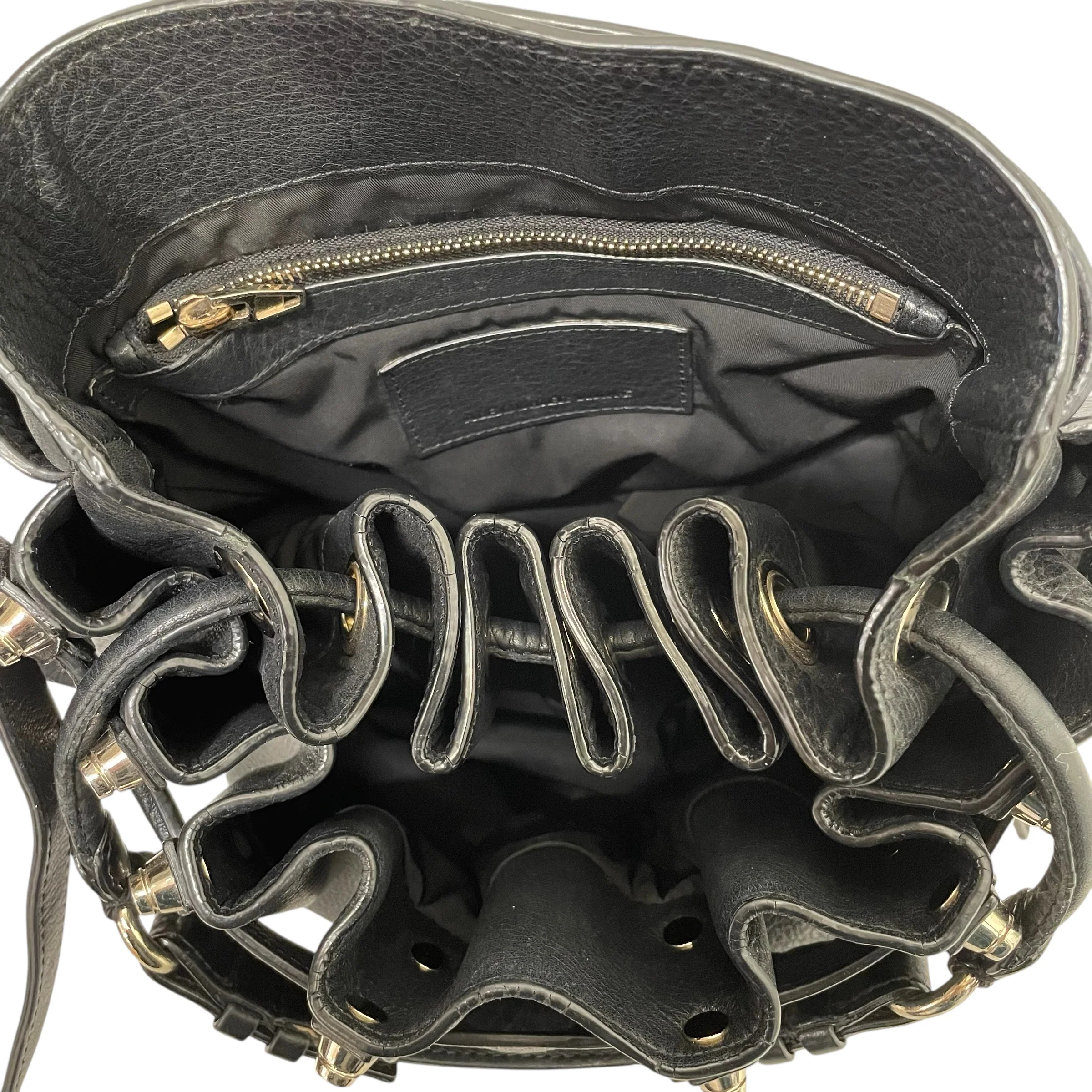 Alexander Wang/Basket Bag/Leather/BLK/Diego Bucket Bag