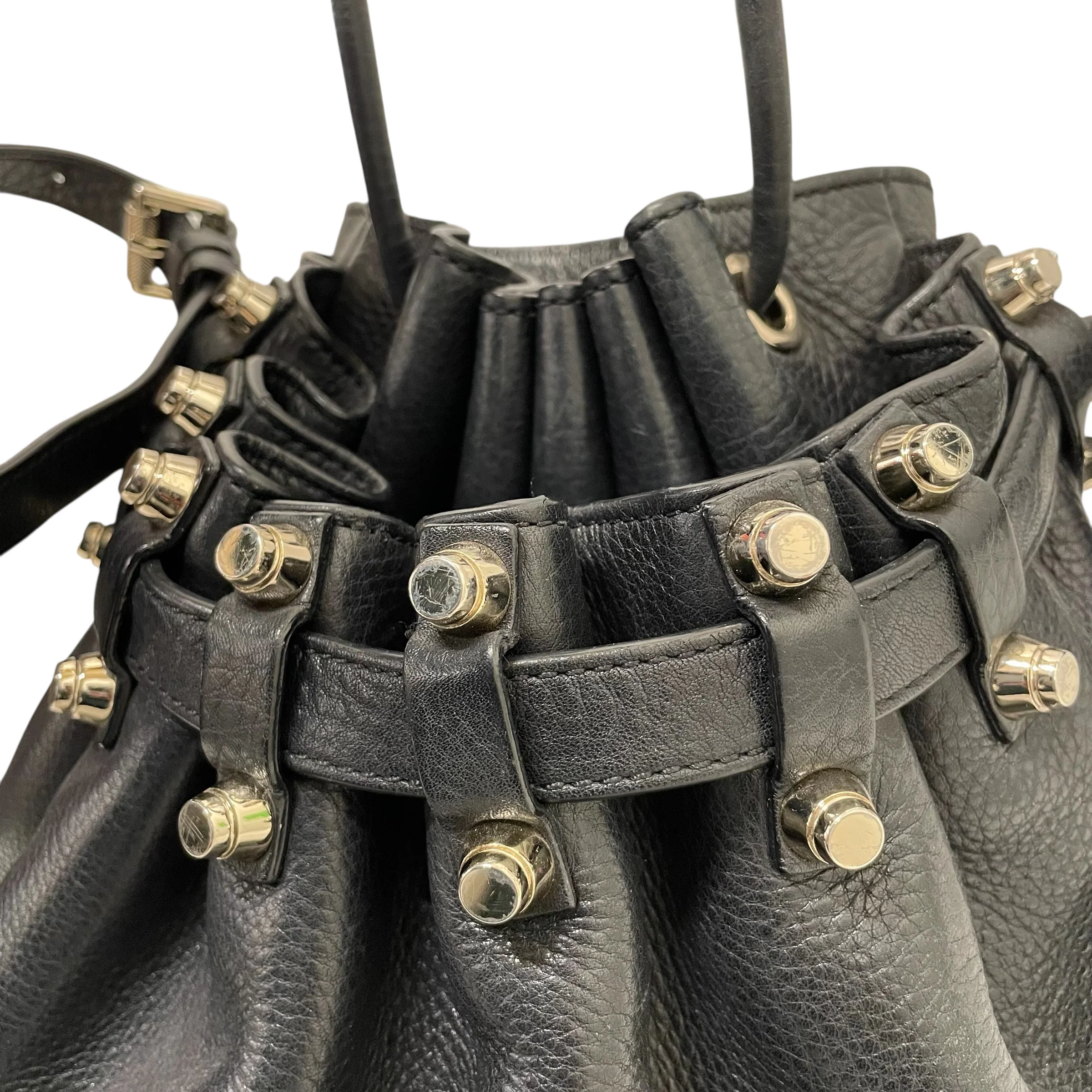 Alexander Wang/Basket Bag/Leather/BLK/Diego Bucket Bag