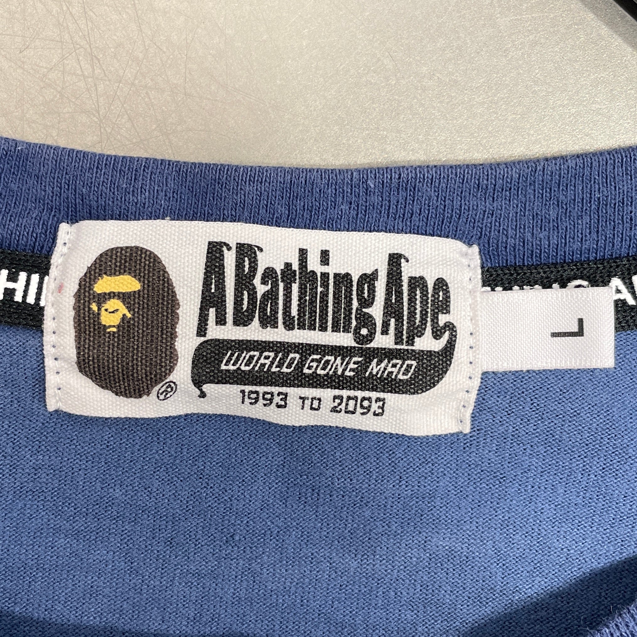A BATHING APE/LS T-Shirt/L/Cotton/MLT/Camouflage/