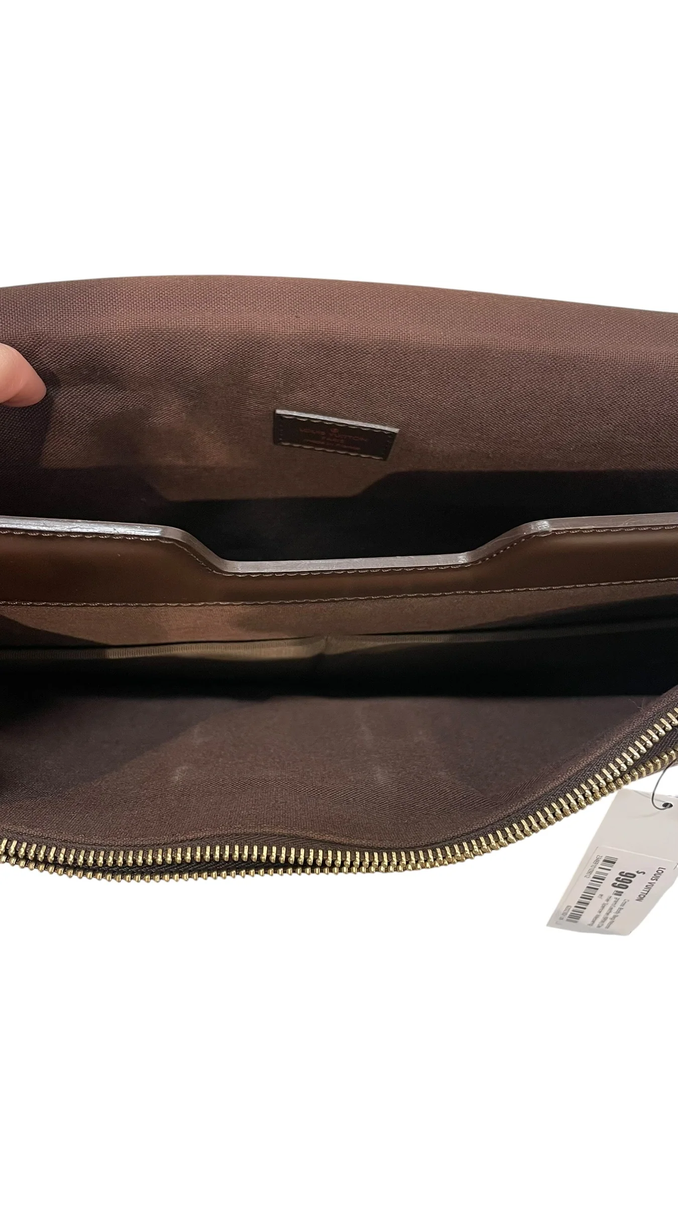 LOUIS VUITTON/Cross Body Bag/Monogram/Leather/BRW/Damier Spencer Messenger