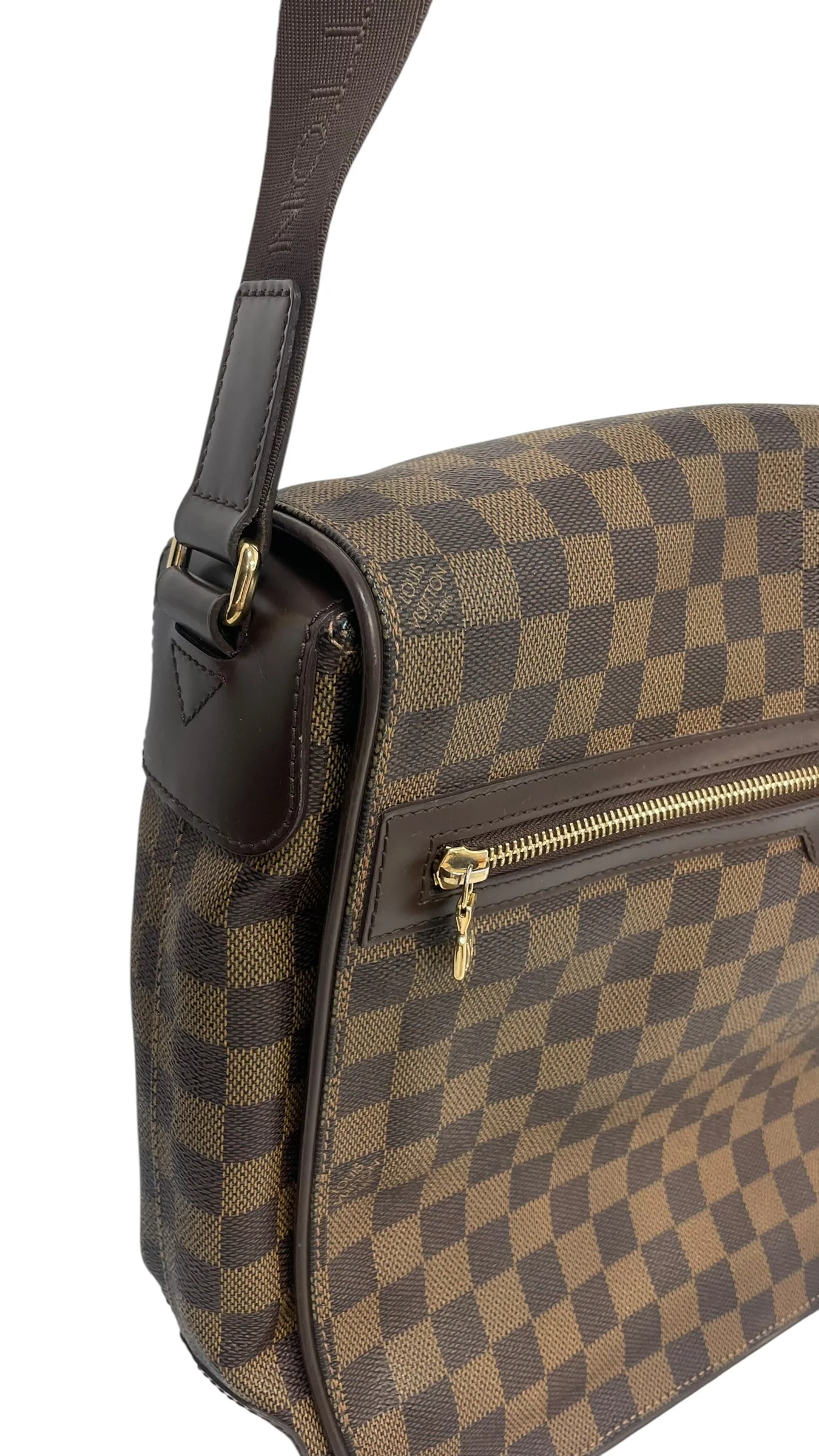 LOUIS VUITTON/Cross Body Bag/Monogram/Leather/BRW/Damier Spencer Messenger