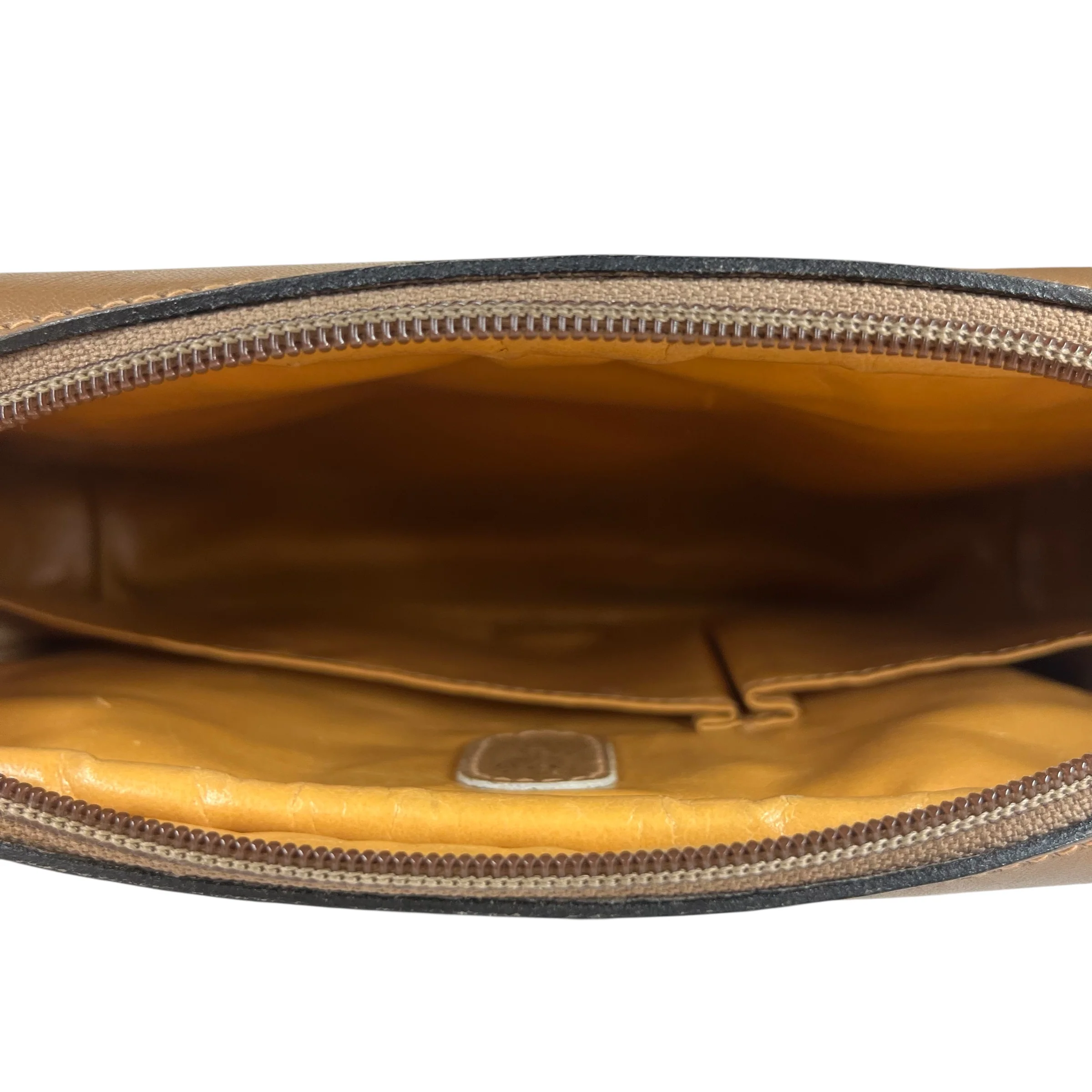 GUCCI/Cross Body Bag/Monogram/Leather/CML/SHERRY LINE (1970S - 1980S)