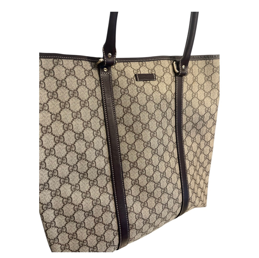 GUCCI/Tote Bag/Monogram/BRW/gg supreme joy large