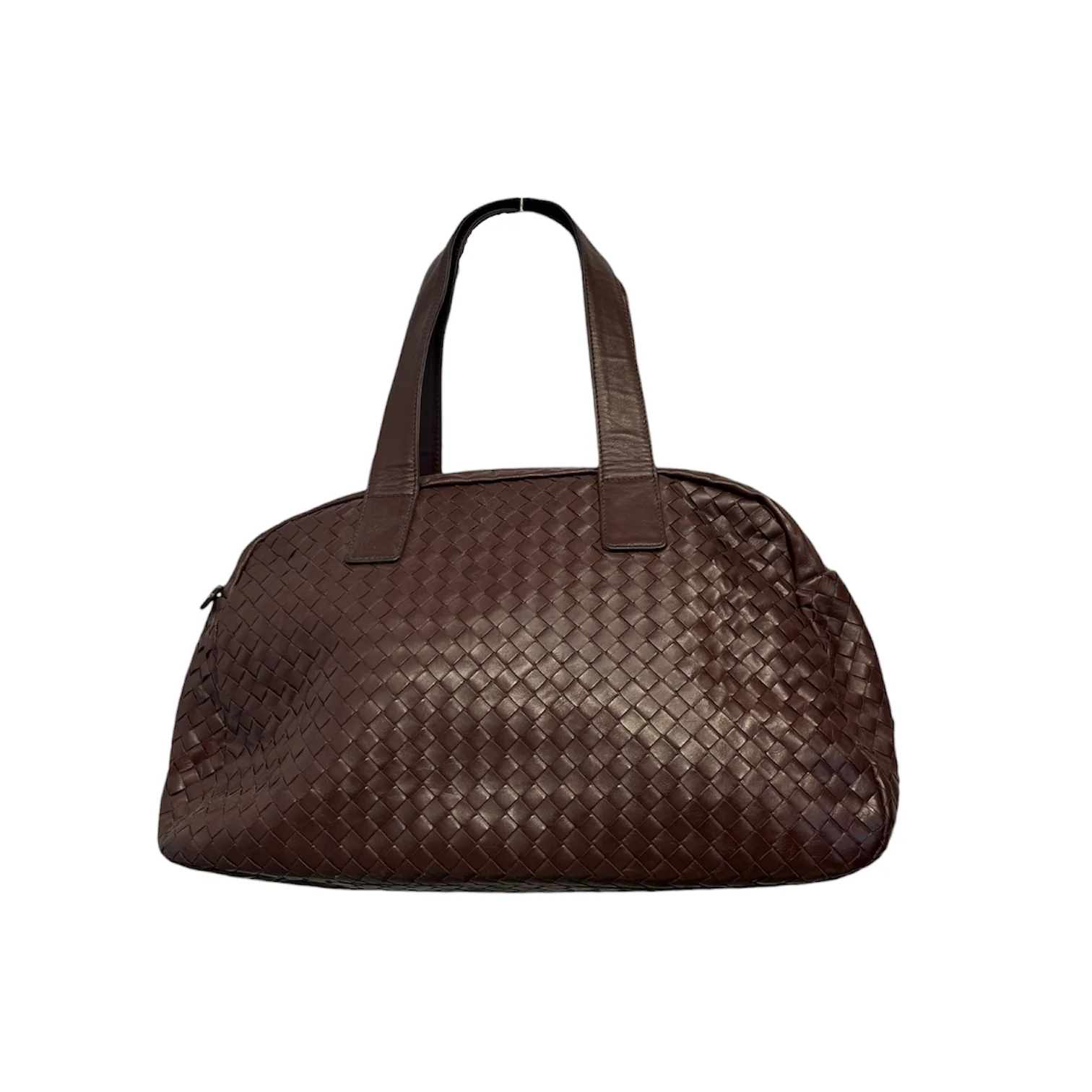 BOTTEGA VENETA/Hand Bag/Leather/BRW/intrecciato top handle bag