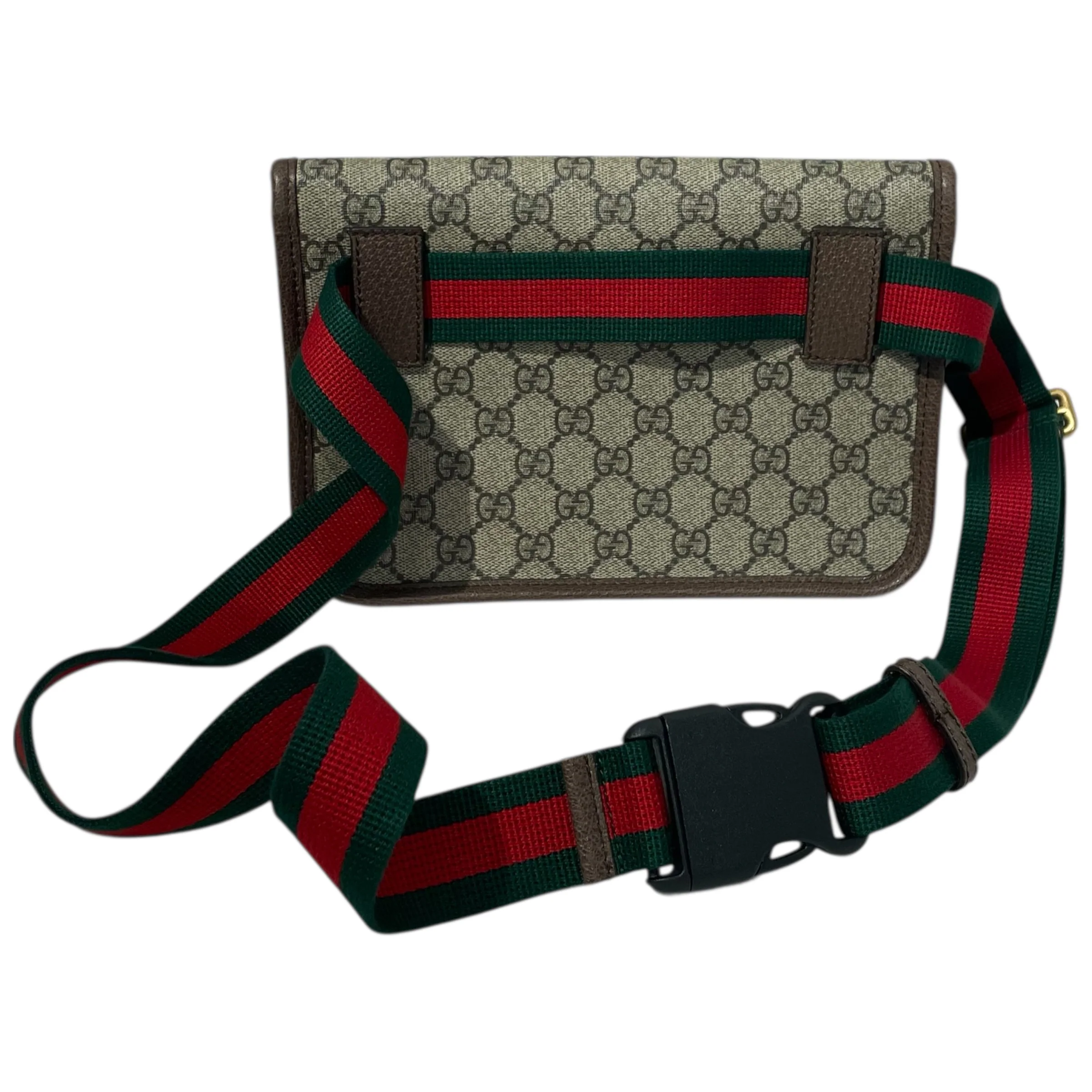 GUCCI/Pouch/Monogram/Leather/KHK/GUCCI OPHIDIA POUCH