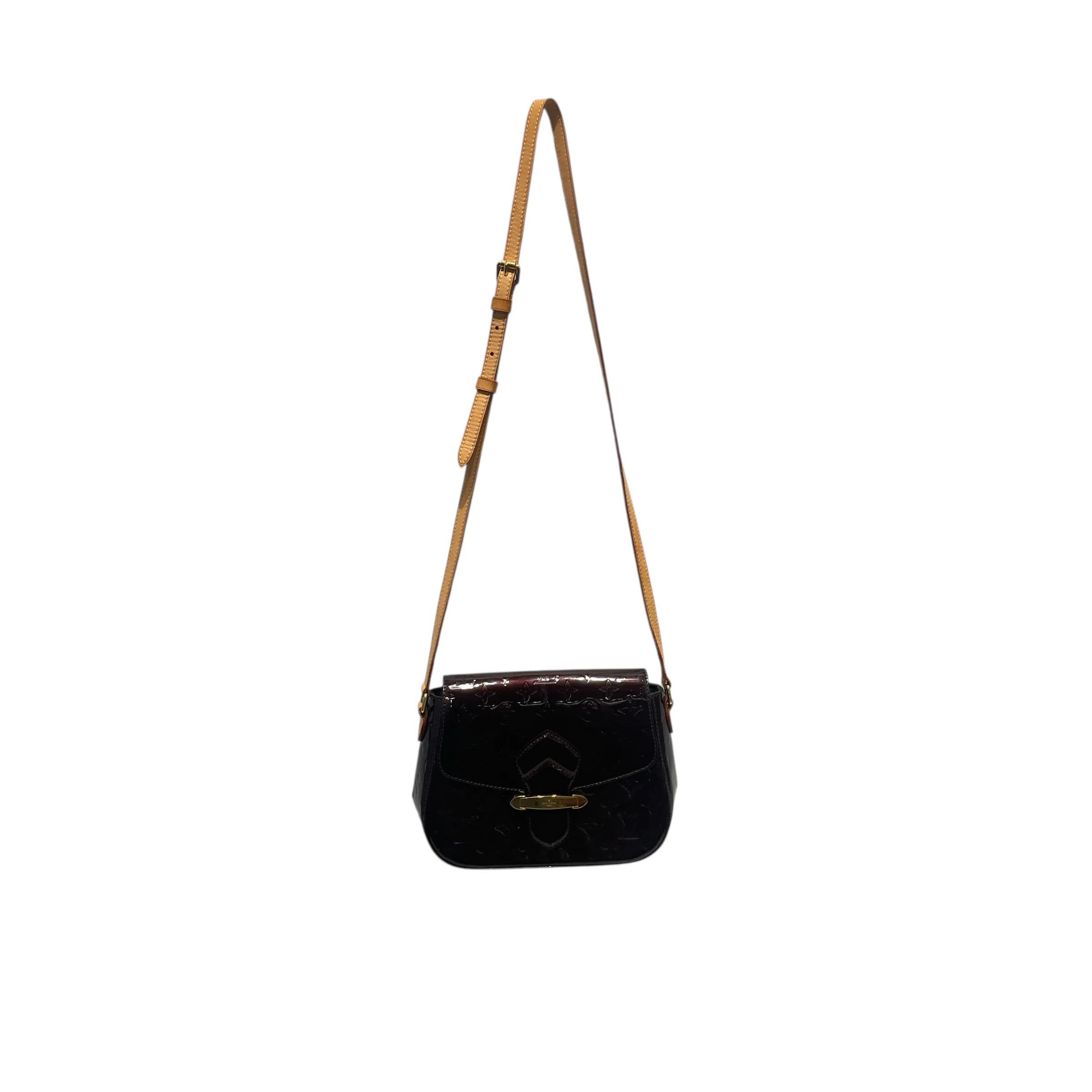 LOUIS VUITTON/Cross Body Bag/Acrylic/PPL/VERNIS