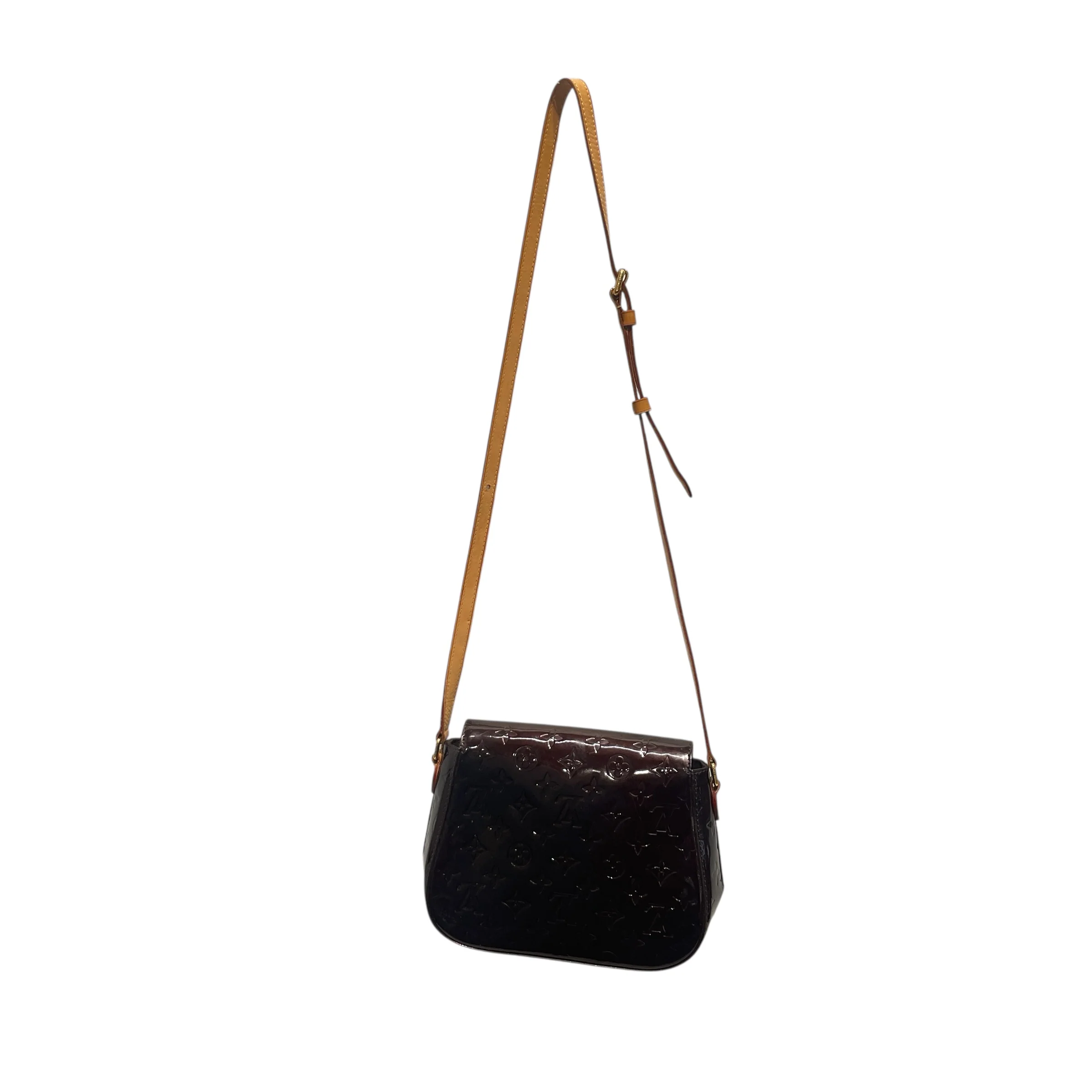 LOUIS VUITTON/Cross Body Bag/Acrylic/PPL/VERNIS
