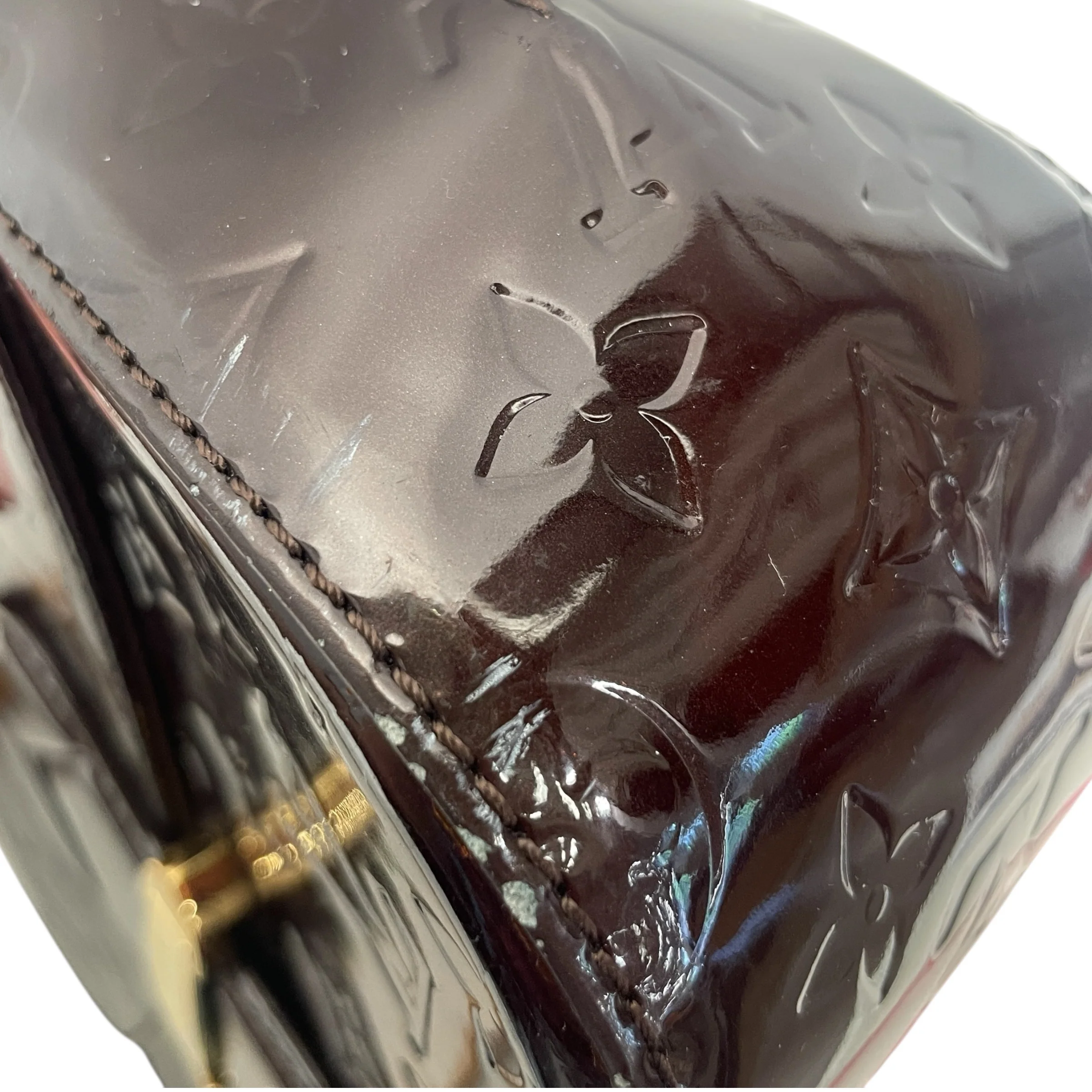 LOUIS VUITTON/Cross Body Bag/Acrylic/PPL/VERNIS
