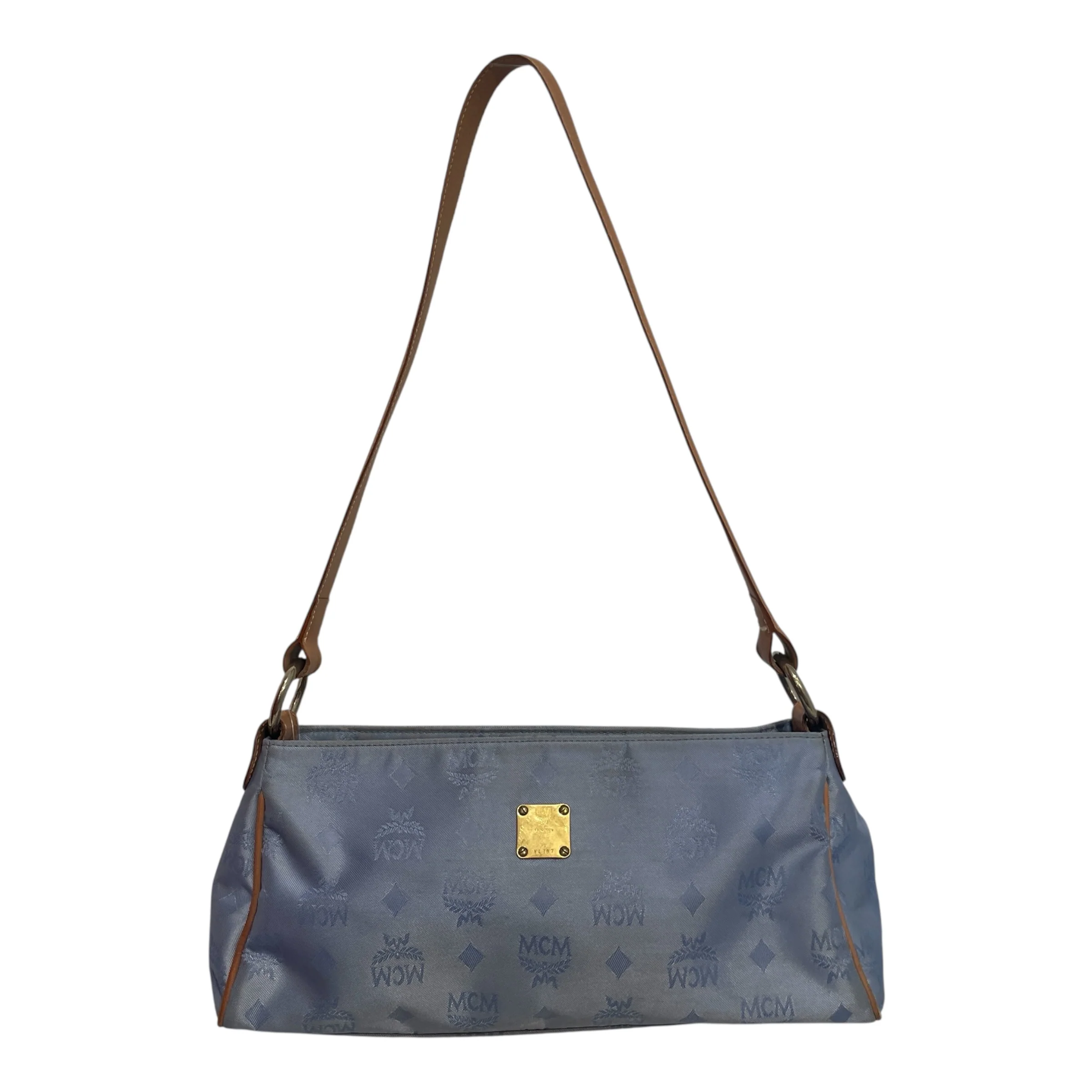 MCM/Bag/Monogram/Nylon/BLU/MCM handbag