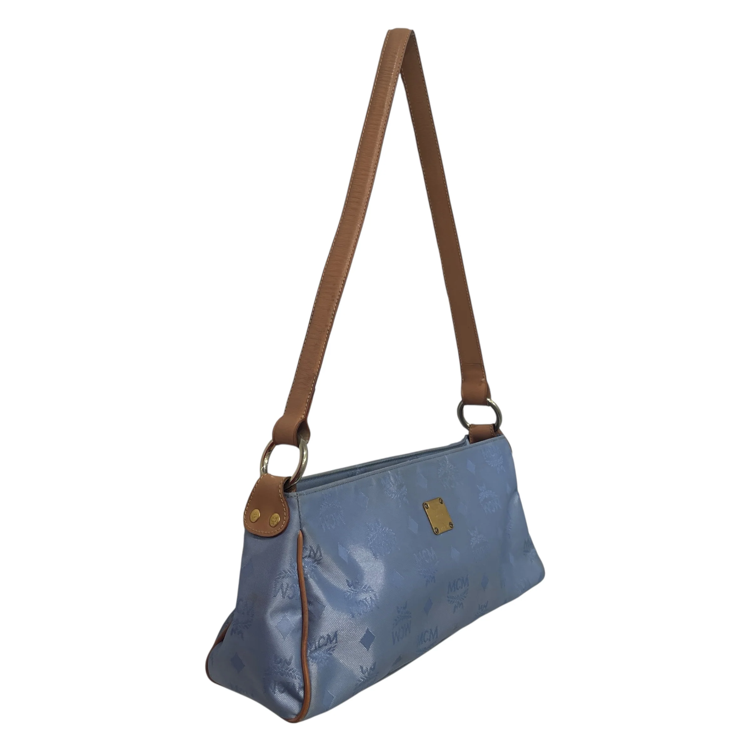 MCM/Bag/Monogram/Nylon/BLU/MCM handbag