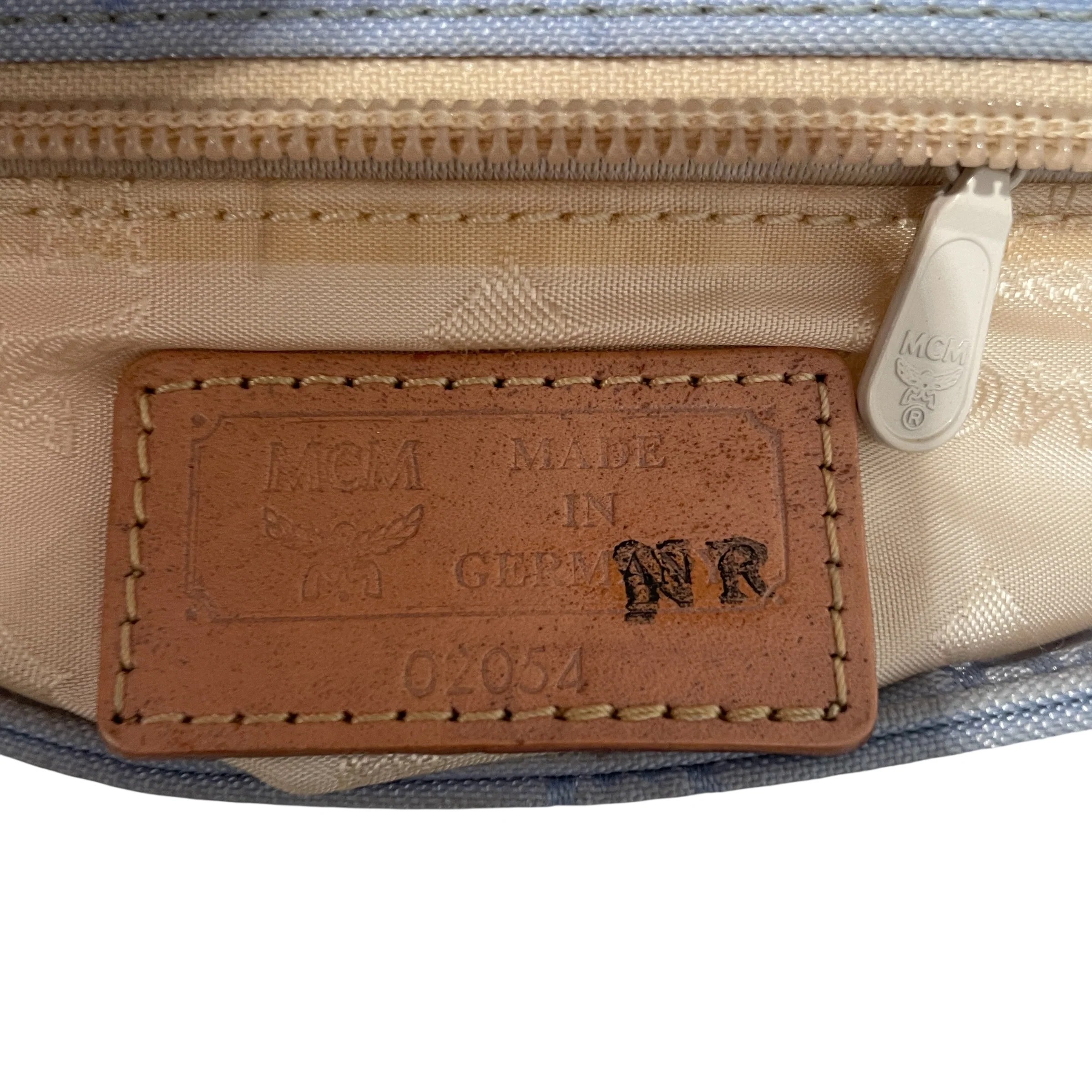 MCM/Bag/Monogram/Nylon/BLU/MCM handbag