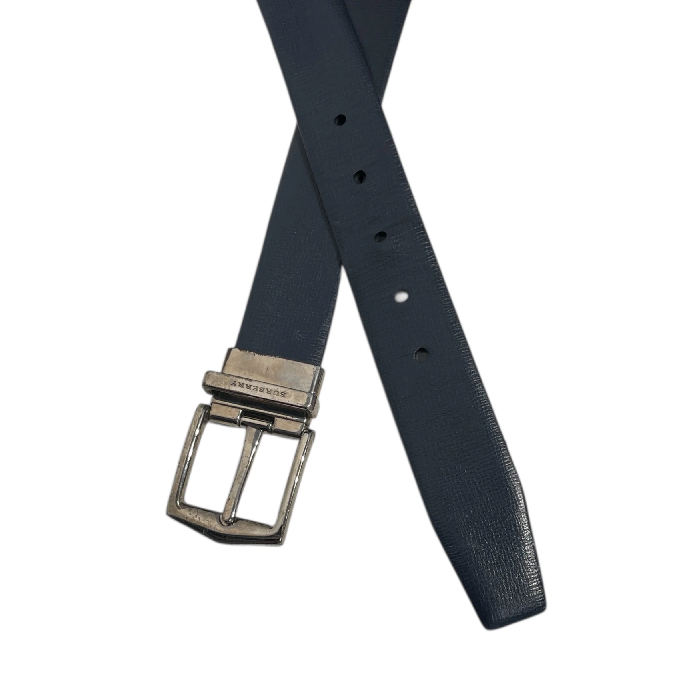 BURBERRY LONDON/Belt/Leather/BLK/