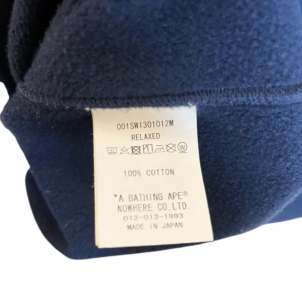 A BATHING APE/Sweatshirt/M/Cotton/NVY/BATHING APE BUSY WORKS