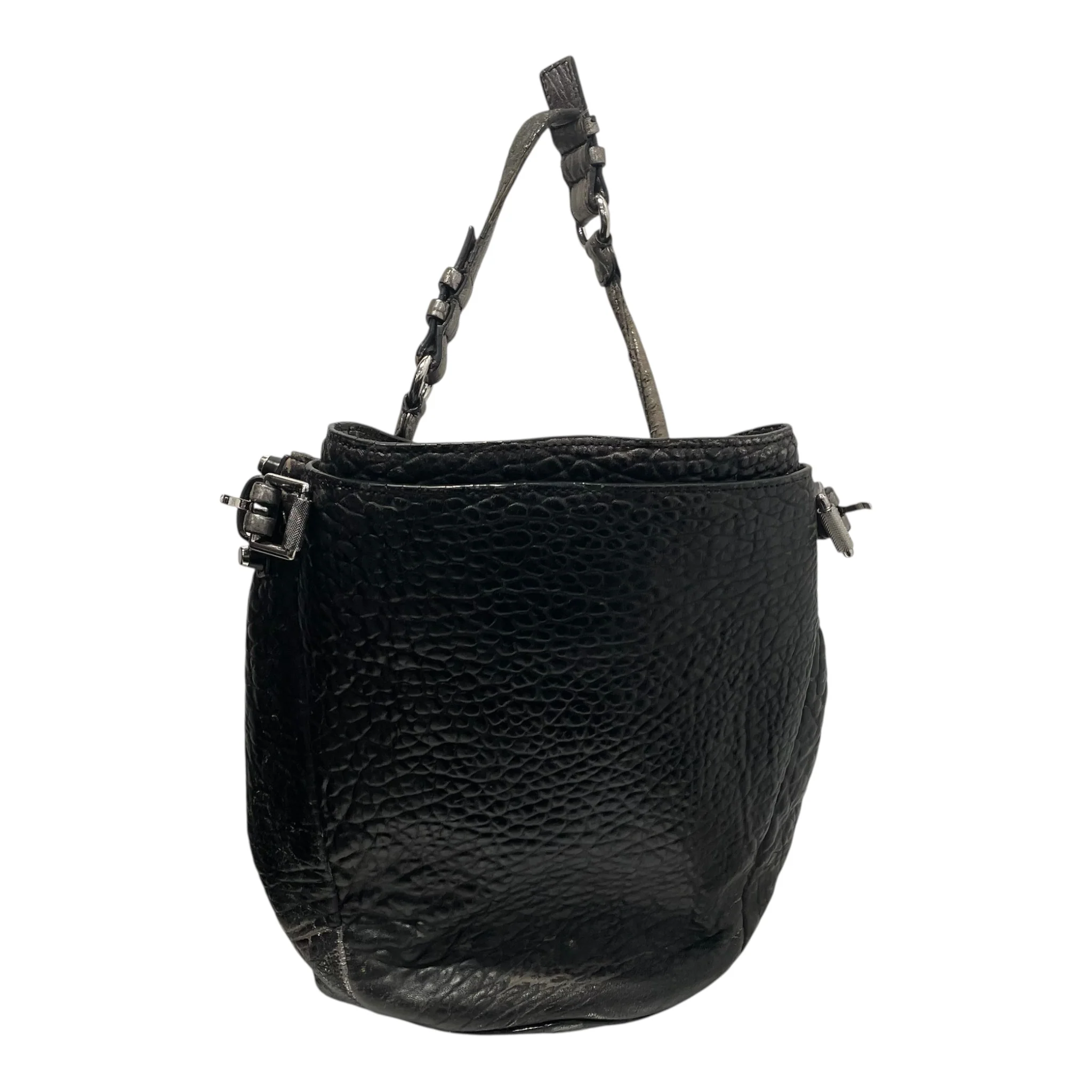 Alexander Wang/Hand Bag/Leather/GRY/METALLIC BUCKET ROCCO