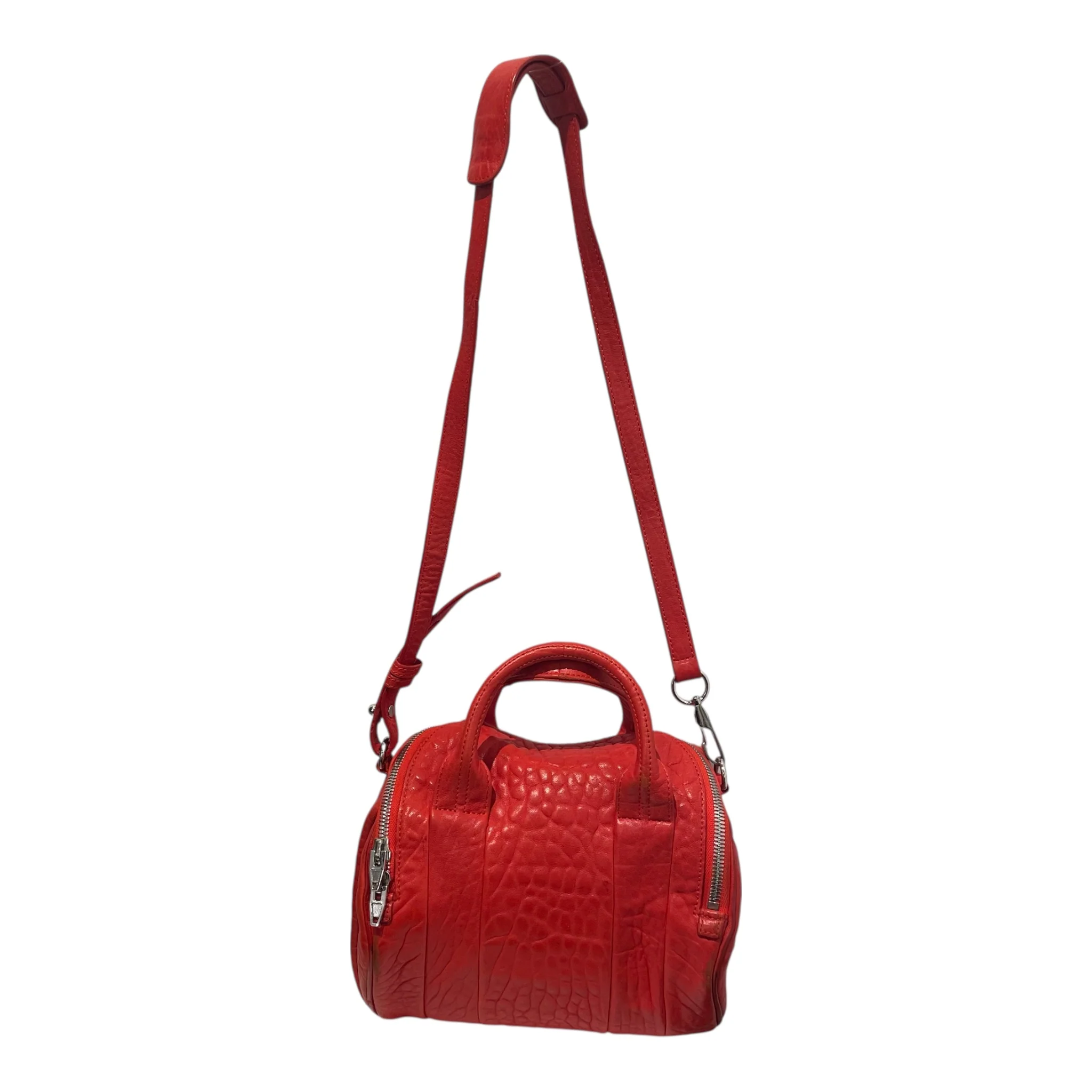 Alexander Wang/Bag/Leather/RED/STUDDED ROCCO