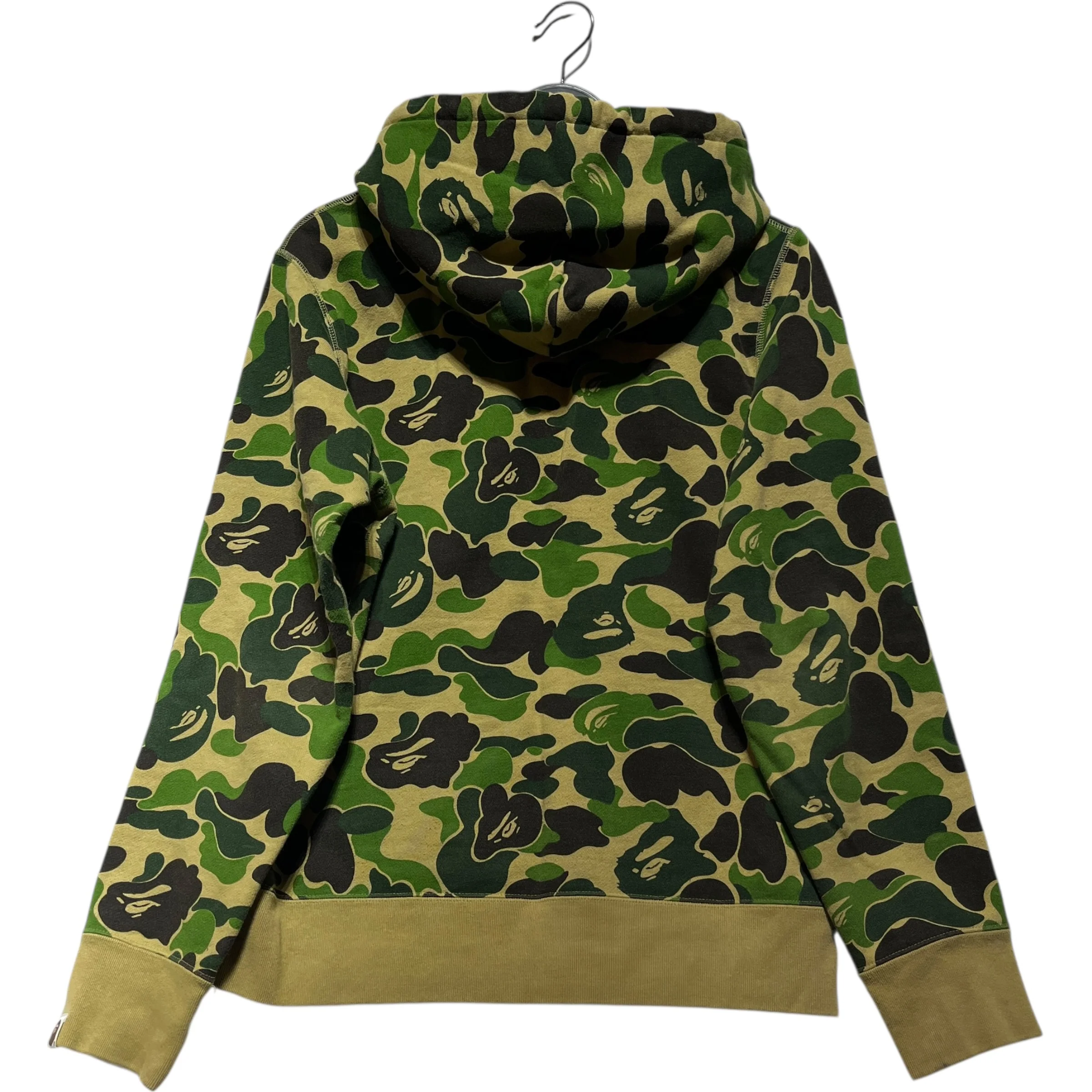 A BATHING APE/Hoodie/M/Camouflage/Cotton/GRN/Front Logo Hoodie