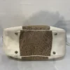 PRADA/Bag/Cotton/BEG/hobo canapa satchel white edge
