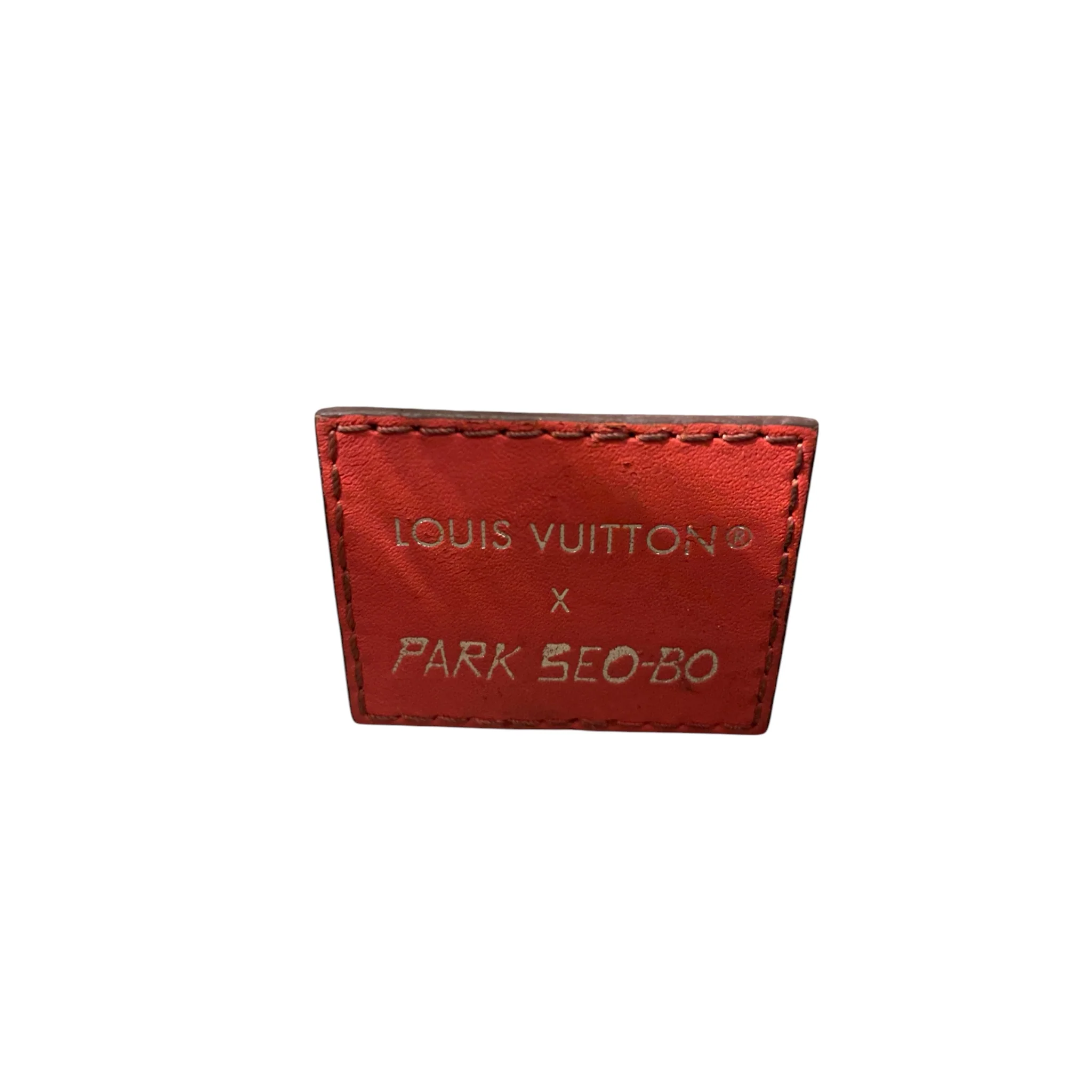 LOUIS VUITTON/Cross Body Bag/Stripe/Leather/ORN/louis vuitton park seo keepall