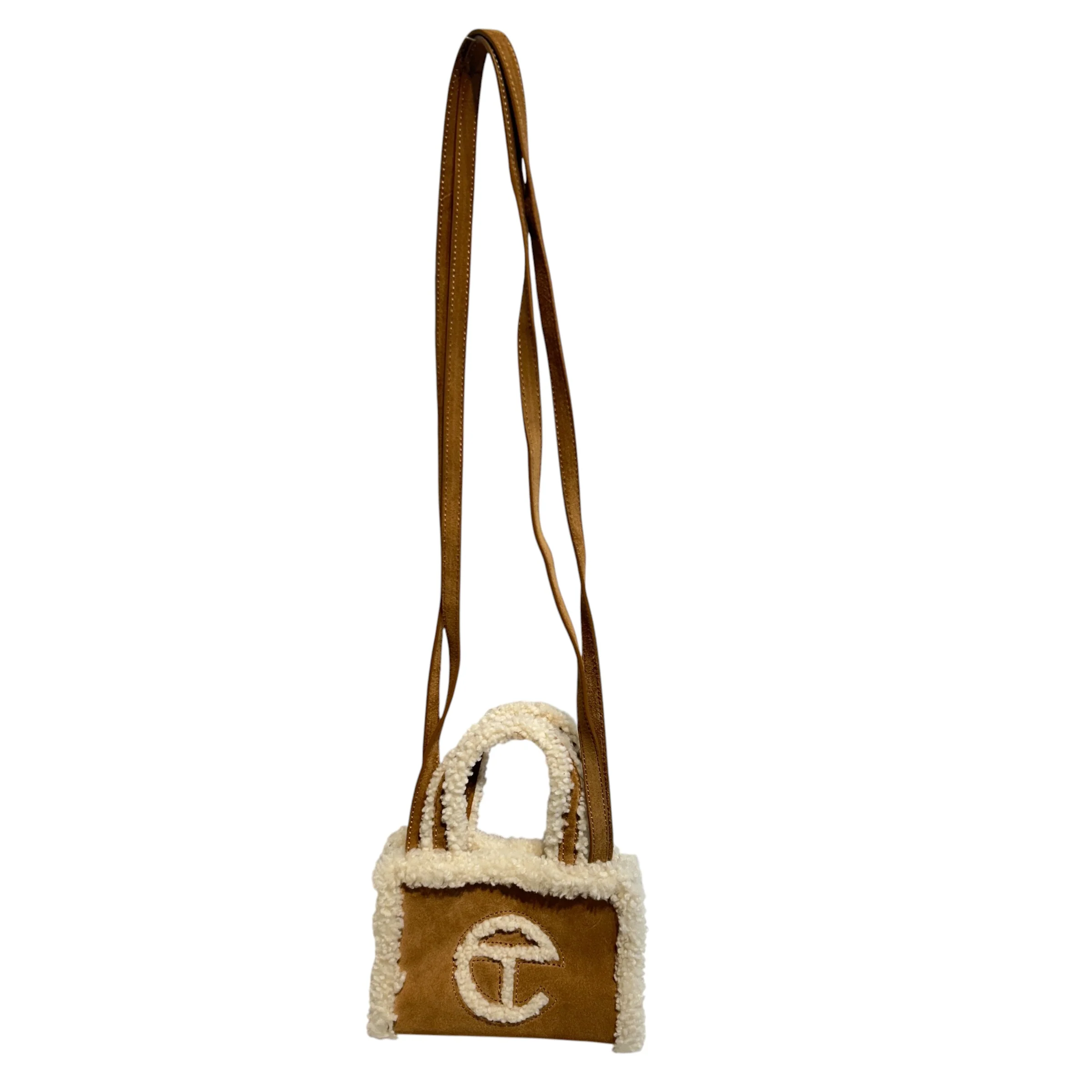 Telfar/UGG australia/Tote Bag/Sheepskin/CML/Small Chestnut Shopper