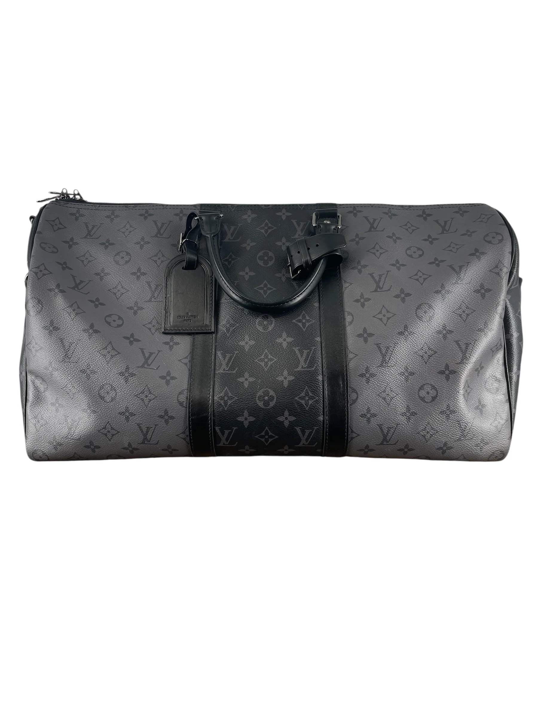 LOUIS VUITTON/Luggage/Monogram/Leather/GRY/KEEPALL 50 BANDOULIERE MONOGRM