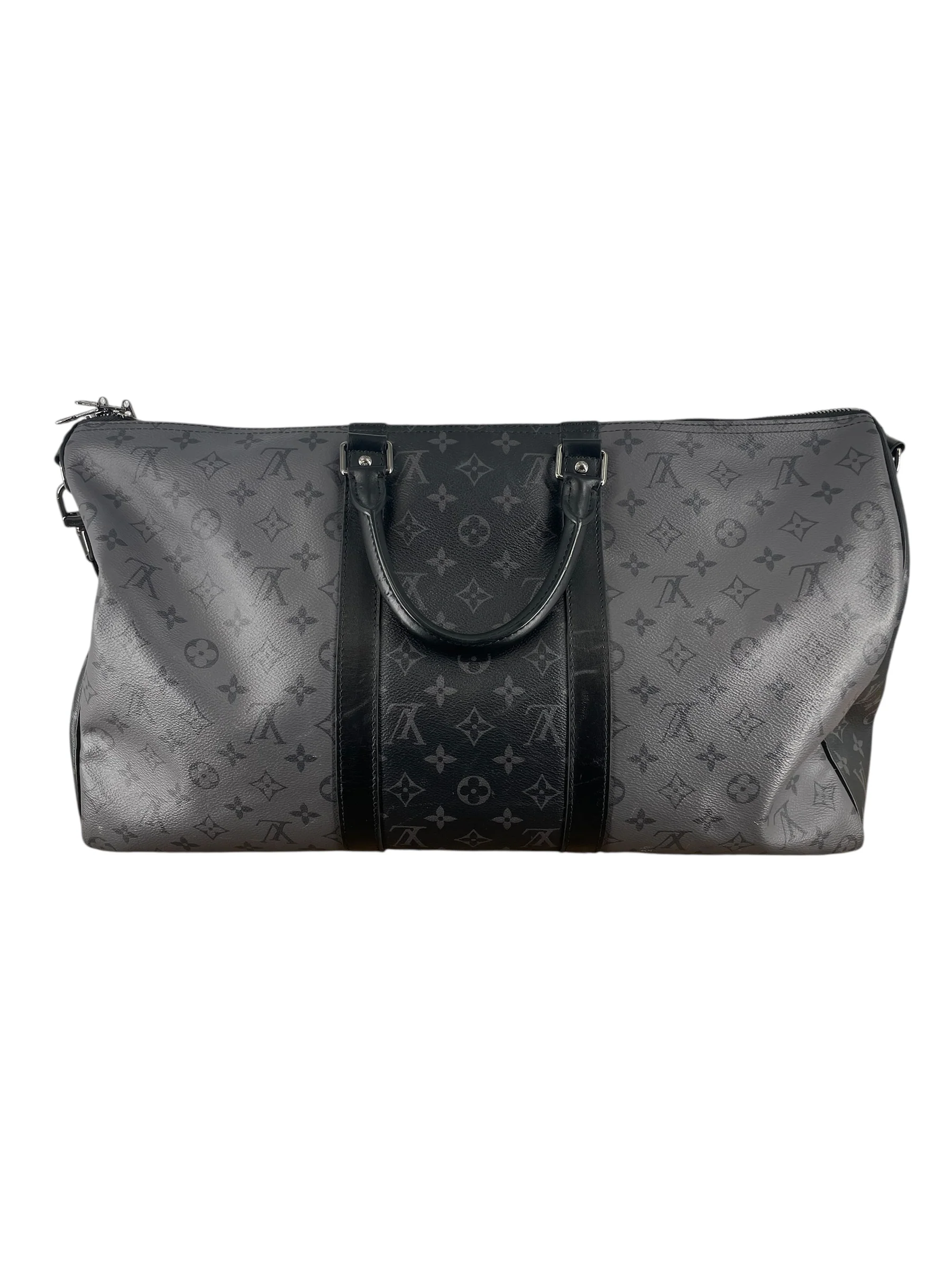 LOUIS VUITTON/Luggage/Monogram/Leather/GRY/KEEPALL 50 BANDOULIERE MONOGRM
