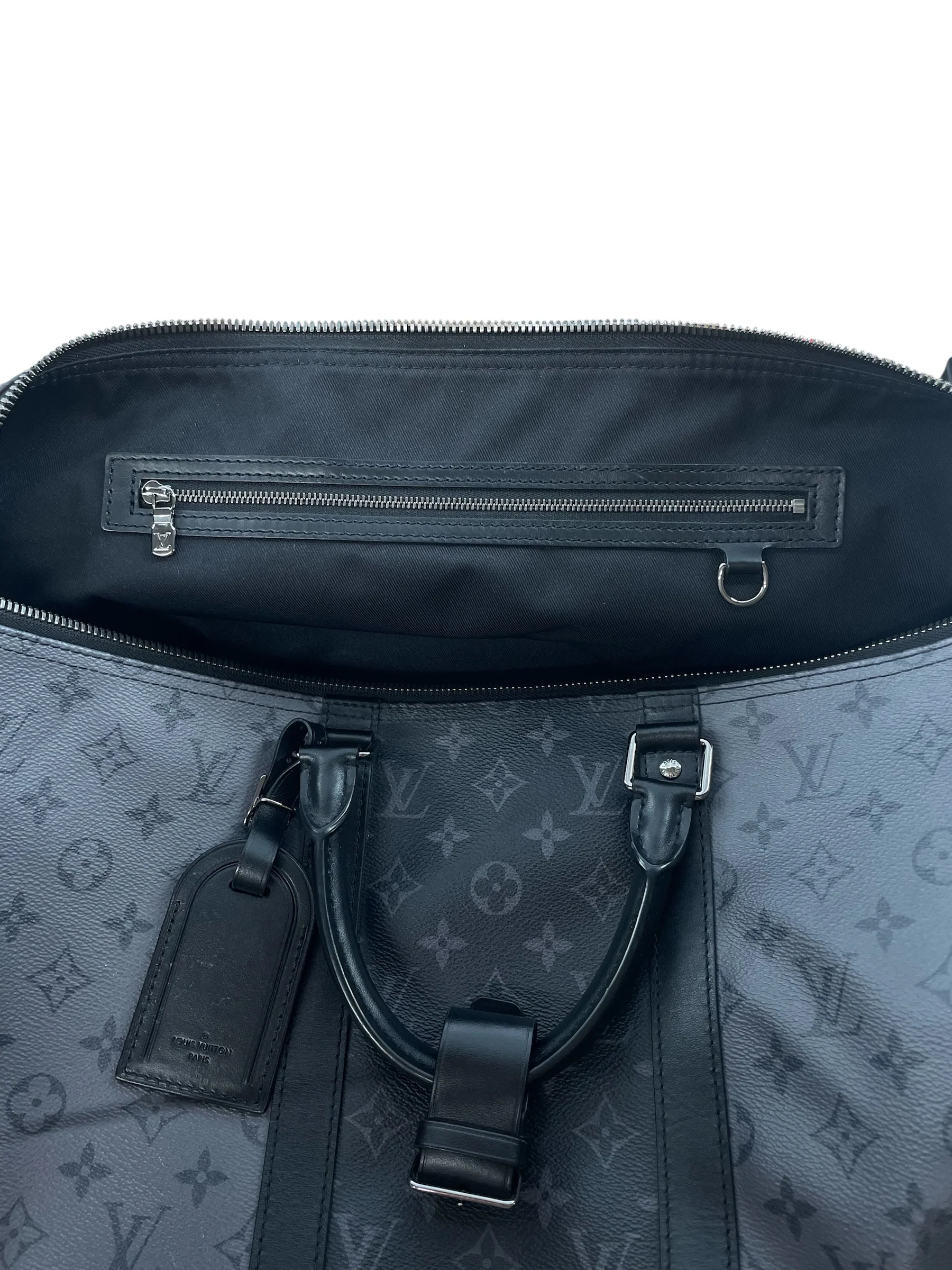 LOUIS VUITTON/Luggage/Monogram/Leather/GRY/KEEPALL 50 BANDOULIERE MONOGRM