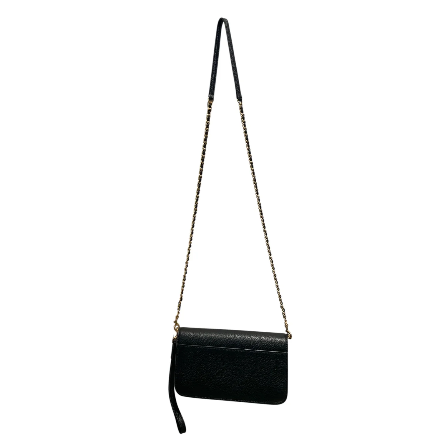 TORY BURCH/Cross Body Bag/Leather/BLK/Black Britten Chain Wallet