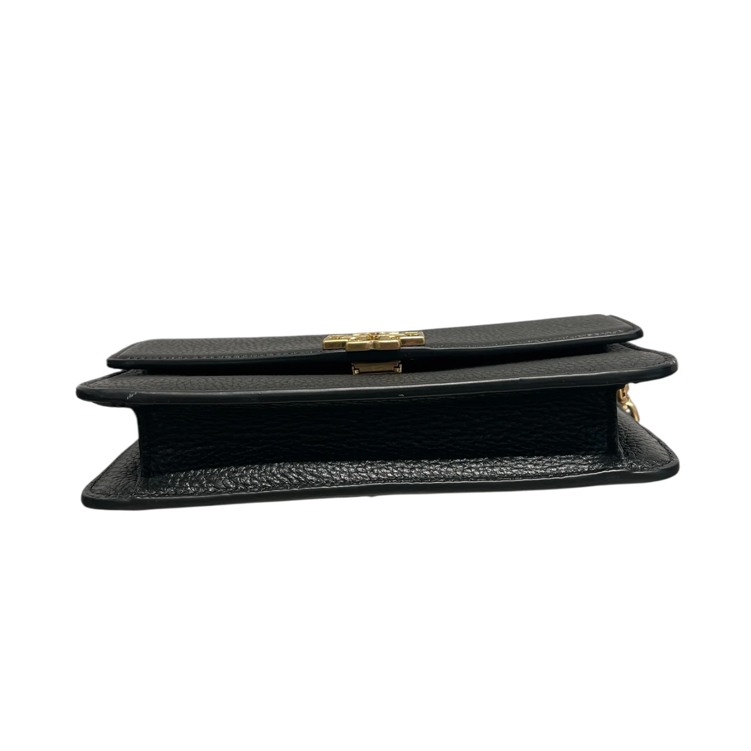 TORY BURCH/Cross Body Bag/Leather/BLK/Black Britten Chain Wallet