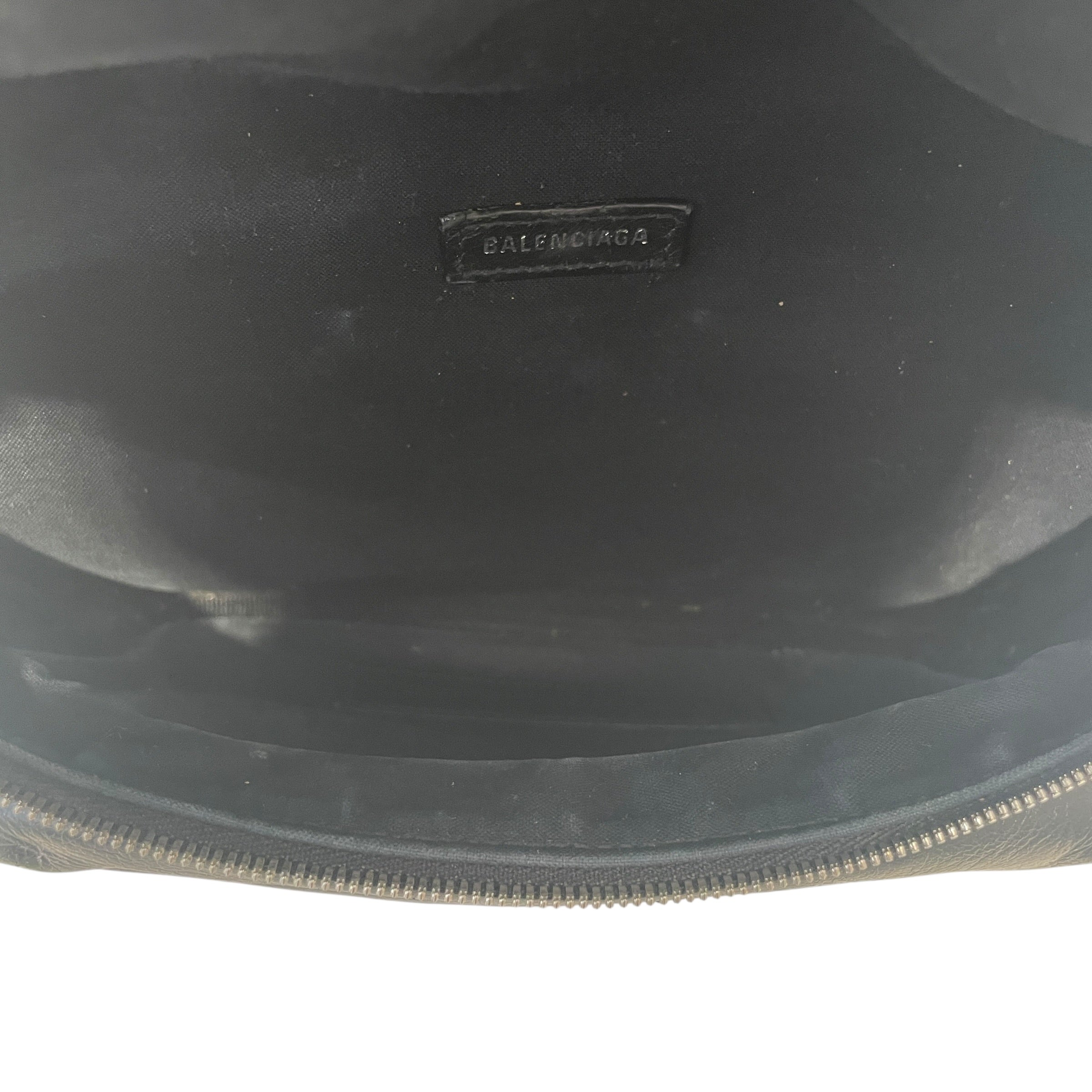 BALENCIAGA/Fanny Pack/Leather/BLK/