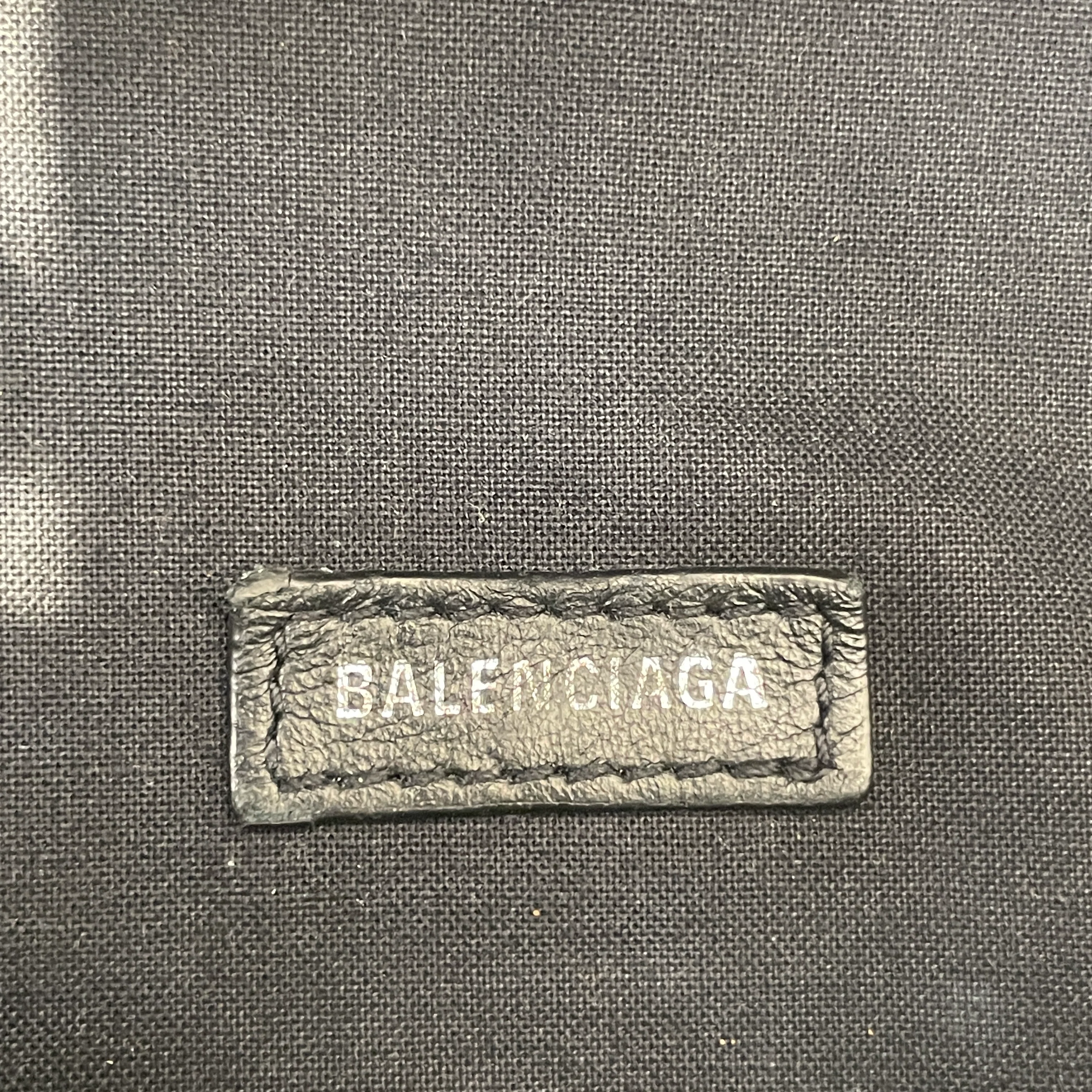 BALENCIAGA/Fanny Pack/Leather/BLK/