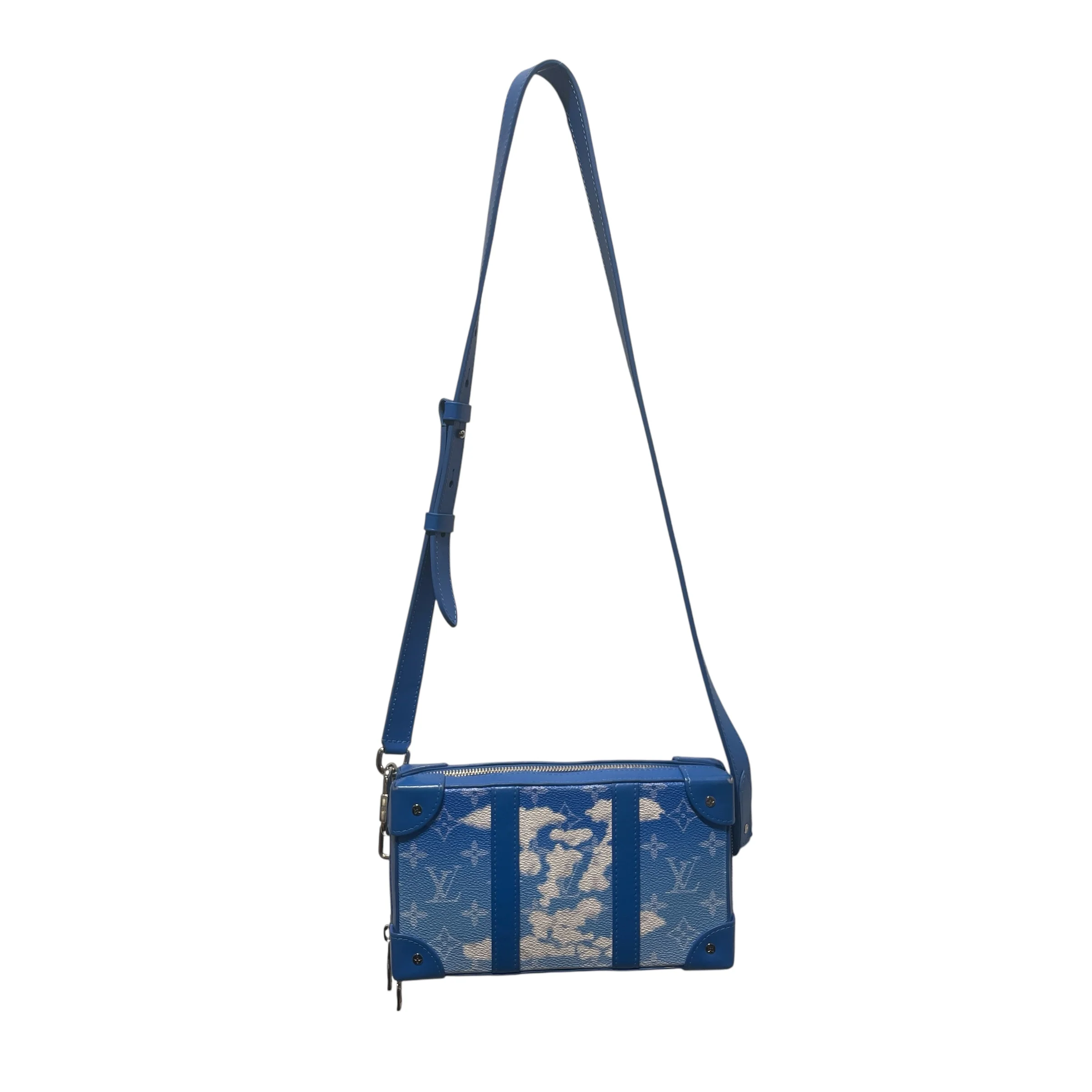 LOUIS VUITTON/Cross Body Bag/Monogram/Leather/BLU/Virgil Clouds