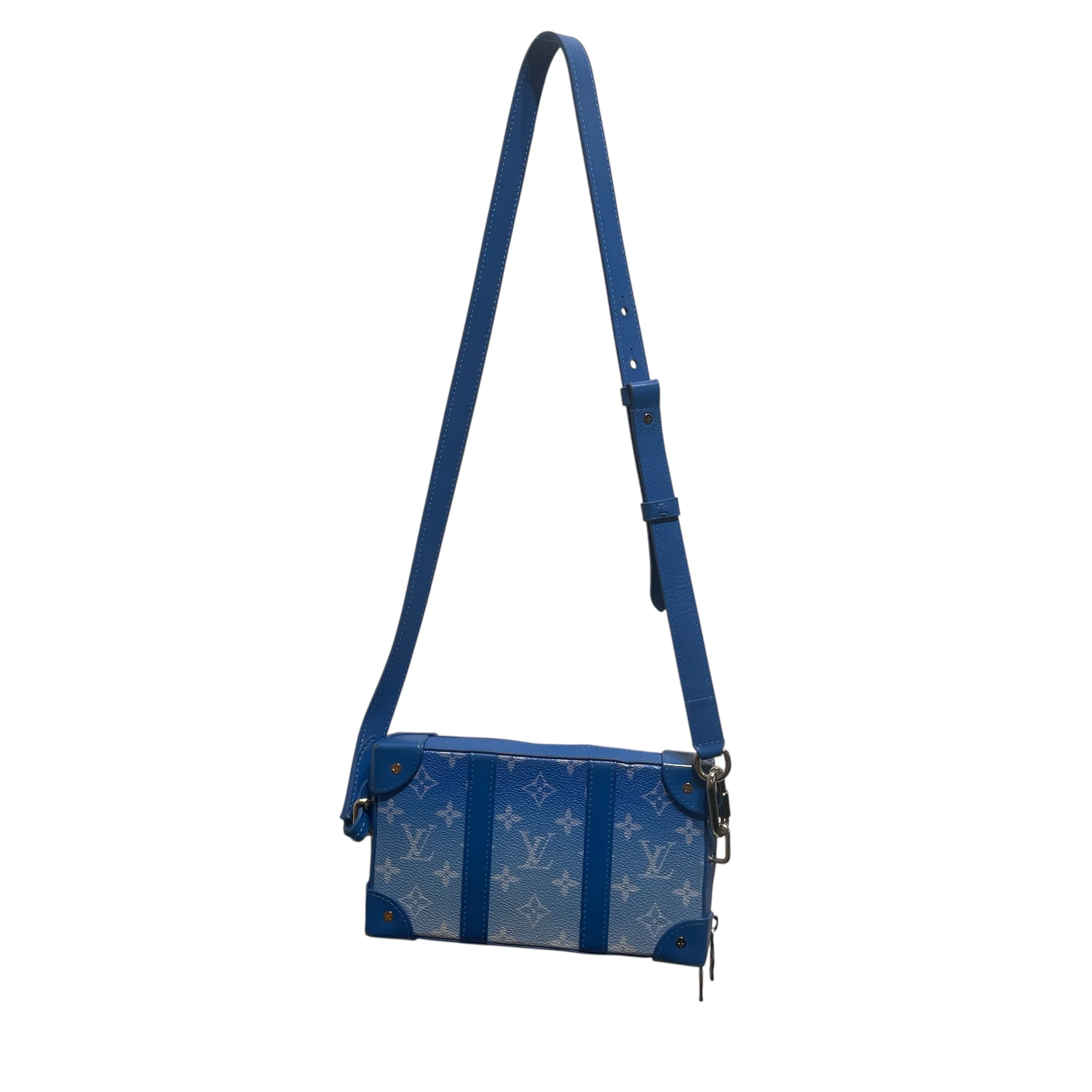 LOUIS VUITTON/Cross Body Bag/Monogram/Leather/BLU/Virgil Clouds