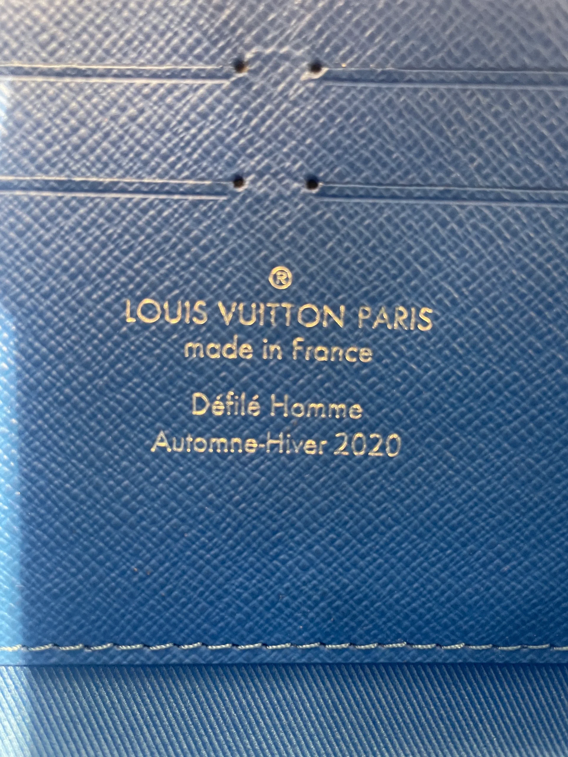 LOUIS VUITTON/Cross Body Bag/Monogram/Leather/BLU/Virgil Clouds