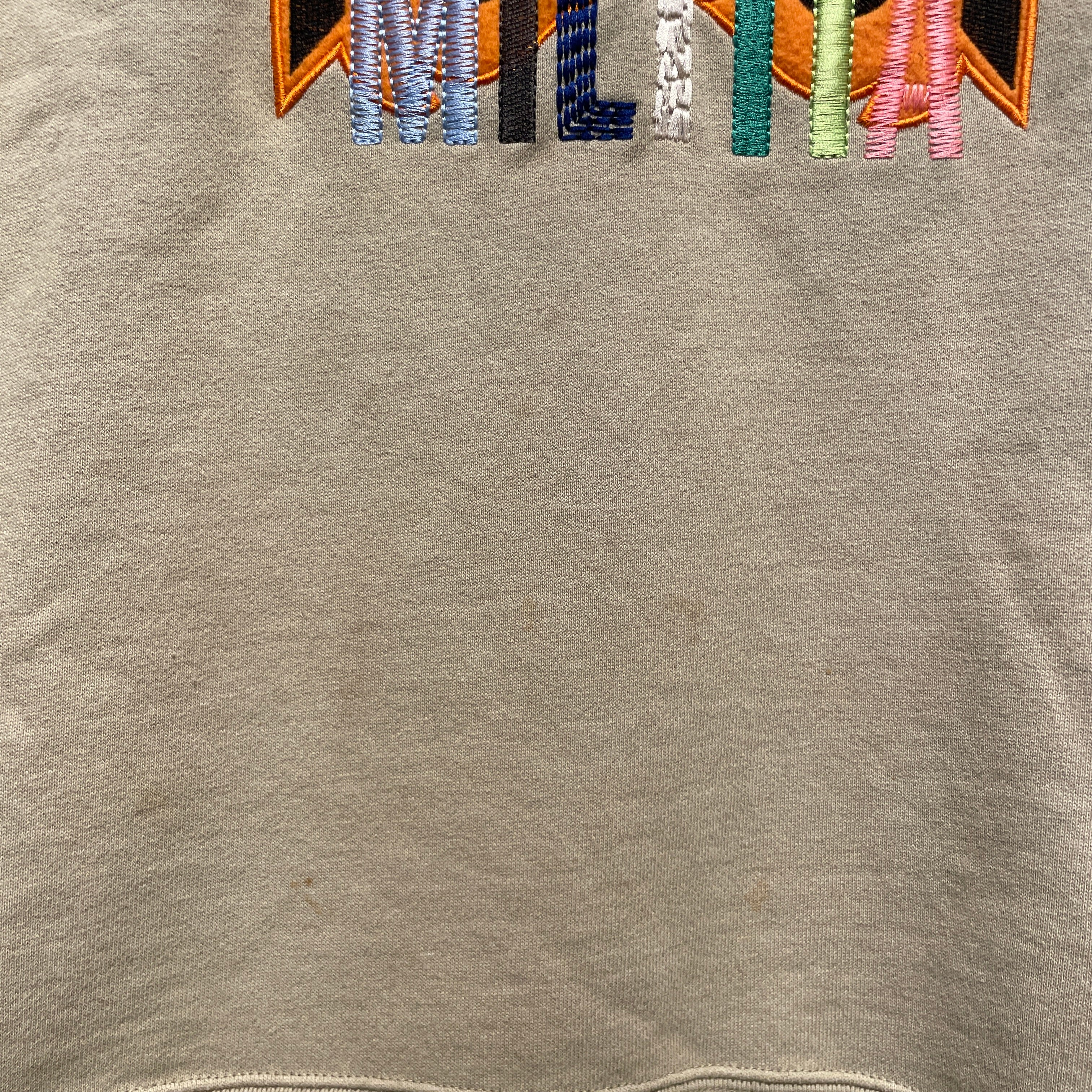 A BATHING APE/Sweatshirt/XL/Graphic/Cotton/BEG/FUNTHERA MILITIA