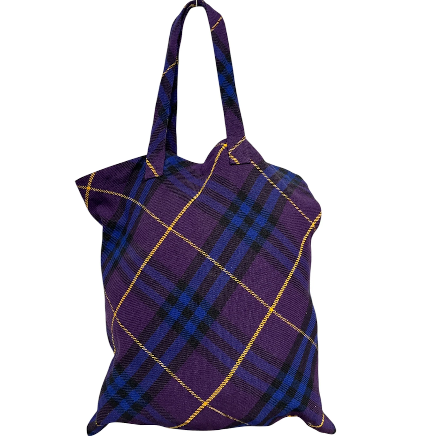 BURBERRY LONDON/Tote Bag/Plaid/Cotton/PPL/plaid burberry tote