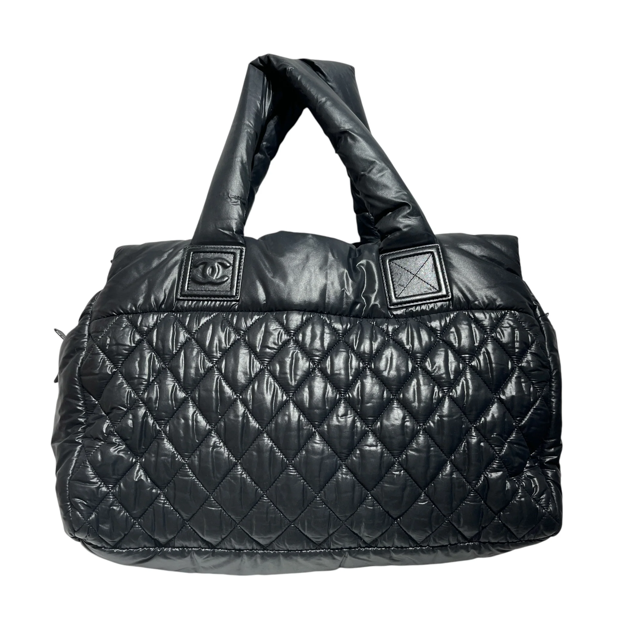 CHANEL/Tote Bag/Nylon/BLK/NYLON BAG